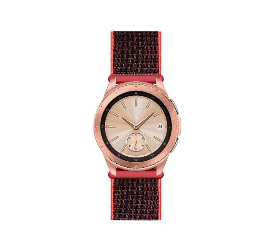 Coros Pace 3 nylon bandje (zwart/oranje)