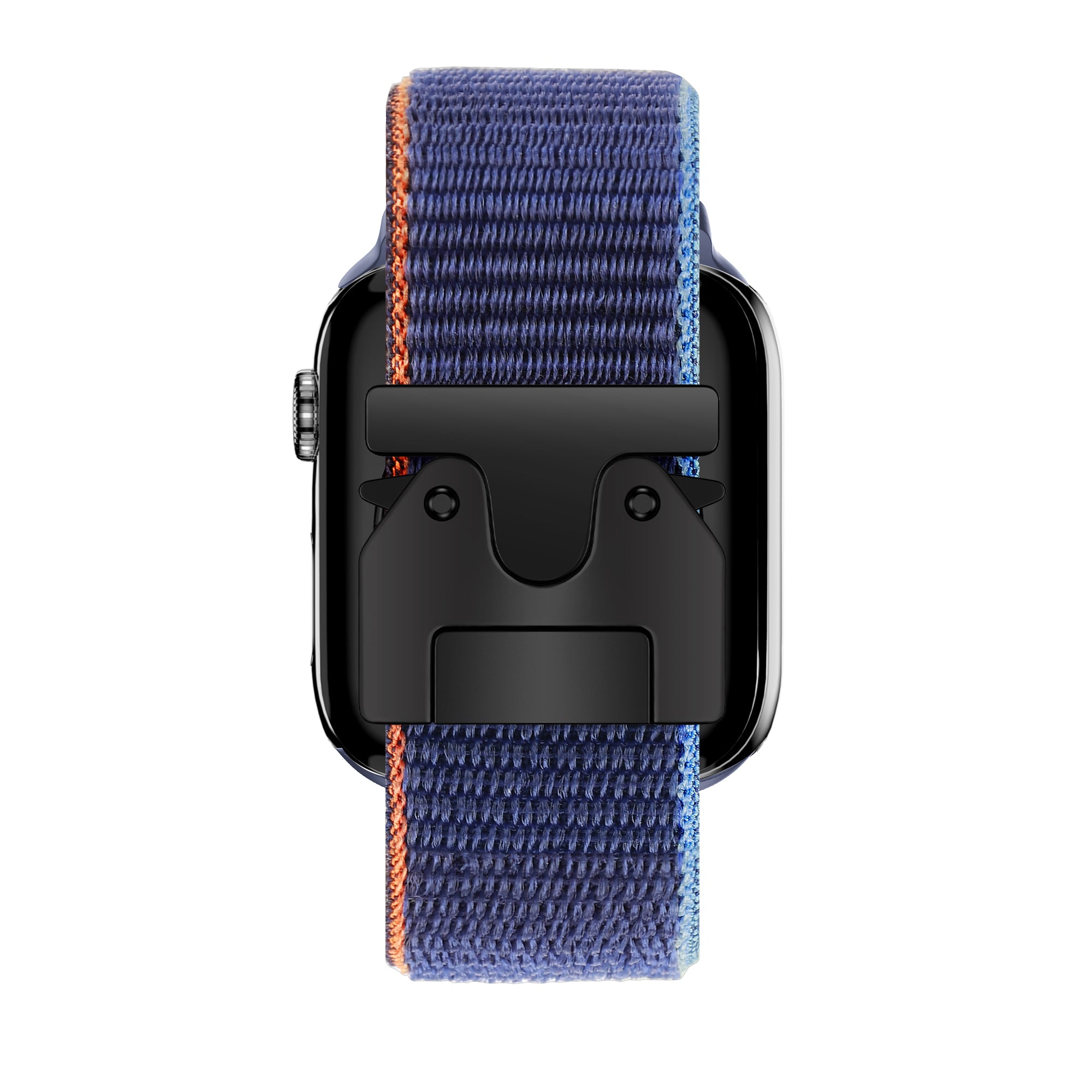 Bandz Apple Watch Ultra nylon band 'Classic met P-buckle (donkerblauw)