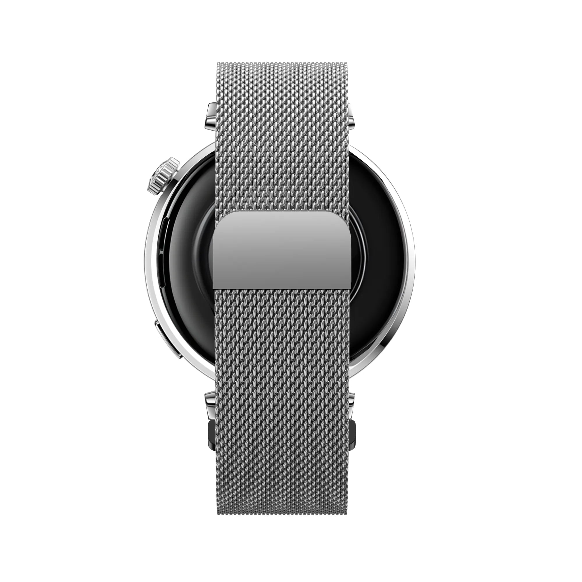 Bandz Huawei Watch GT 5 Pro - 42mm Milanese band 'Easy fit' (zilver)