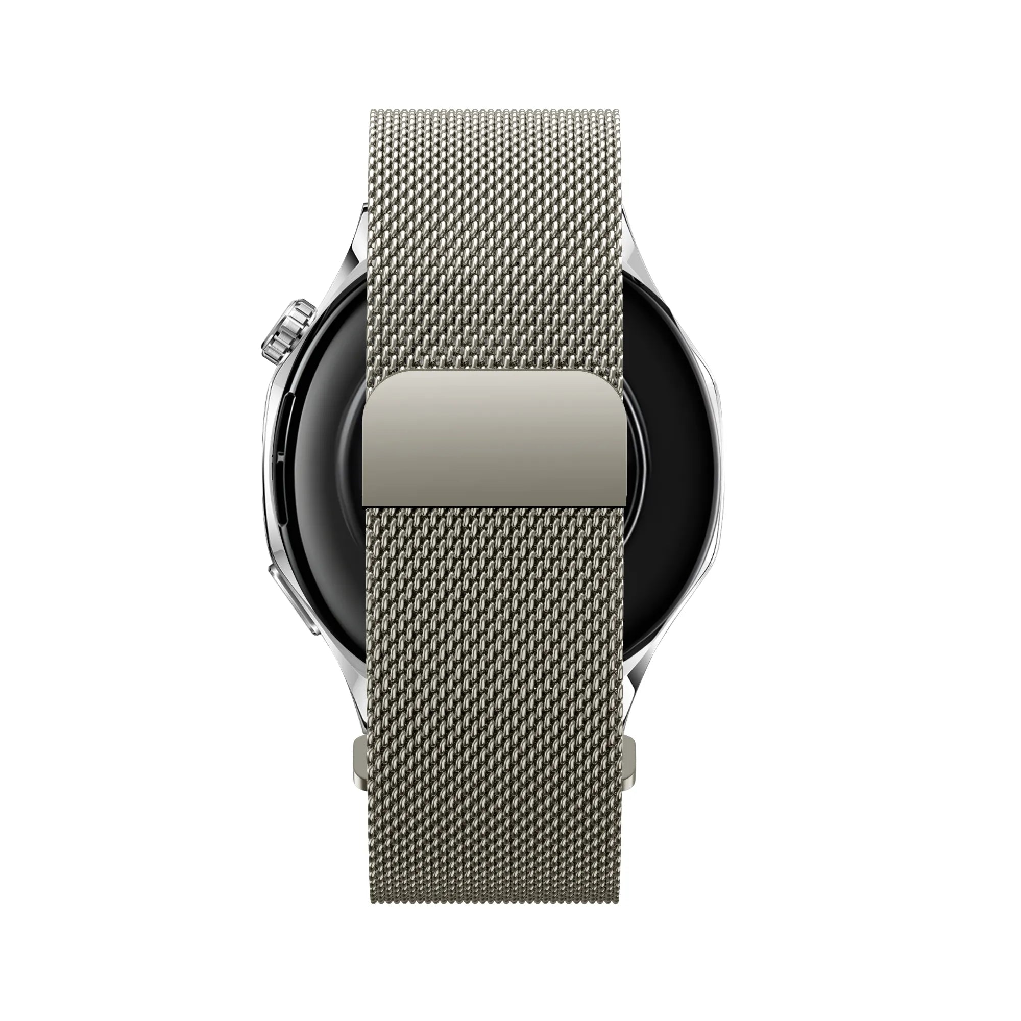 Bandz Amazfit Active 3 Premium Milanese Strap 'Easy Fit' (Starlight)