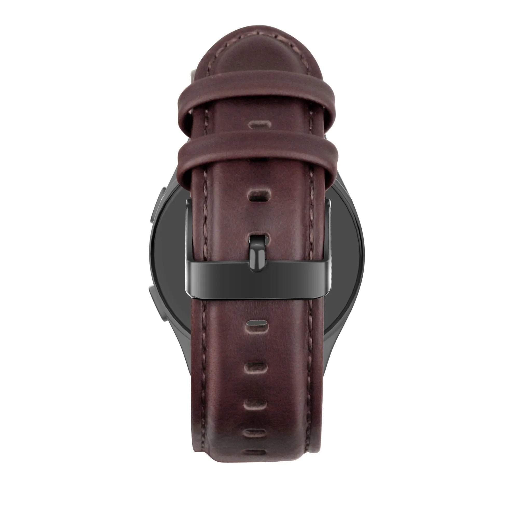 Bandz OnePlus Watch 3 lederen band 'Classic' (donkerbruin)
