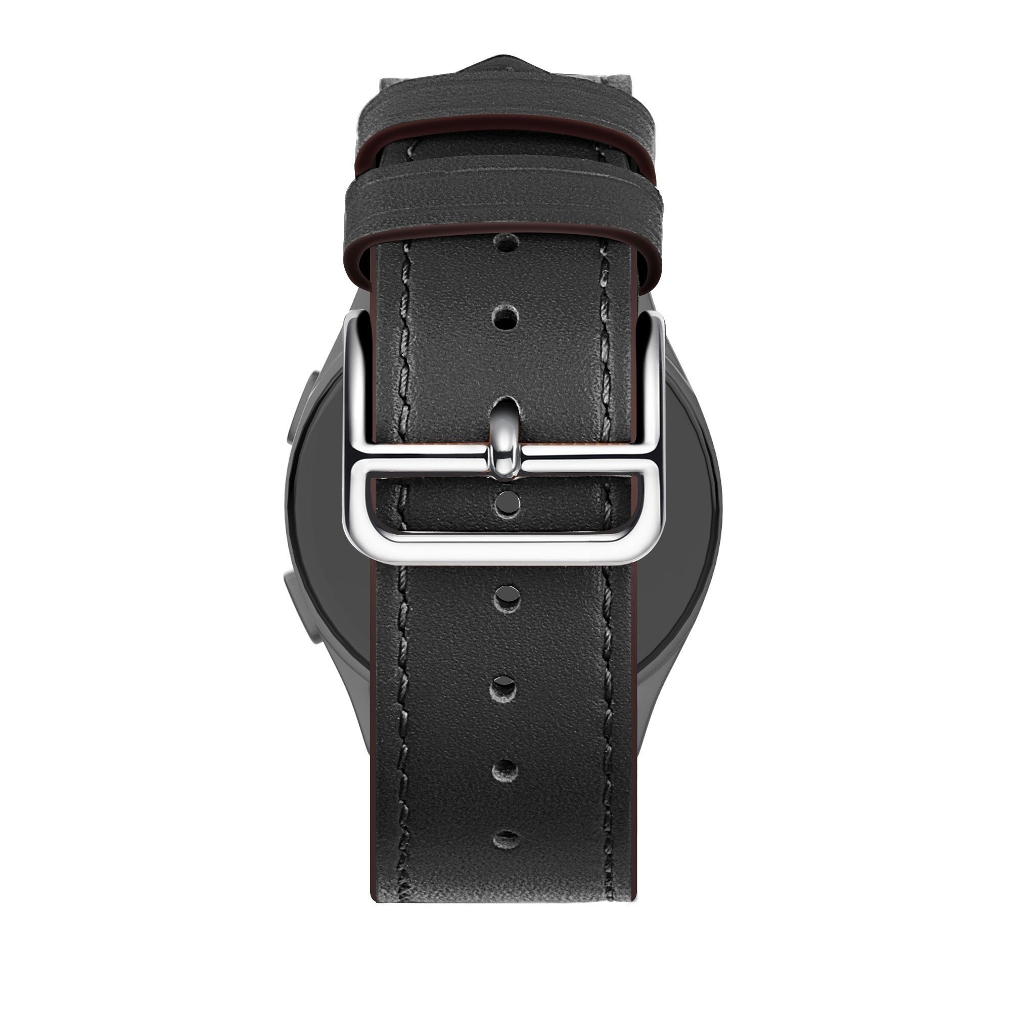 Bandz Polar Vantage M3 lederen band 'Deluxe' (zwart)