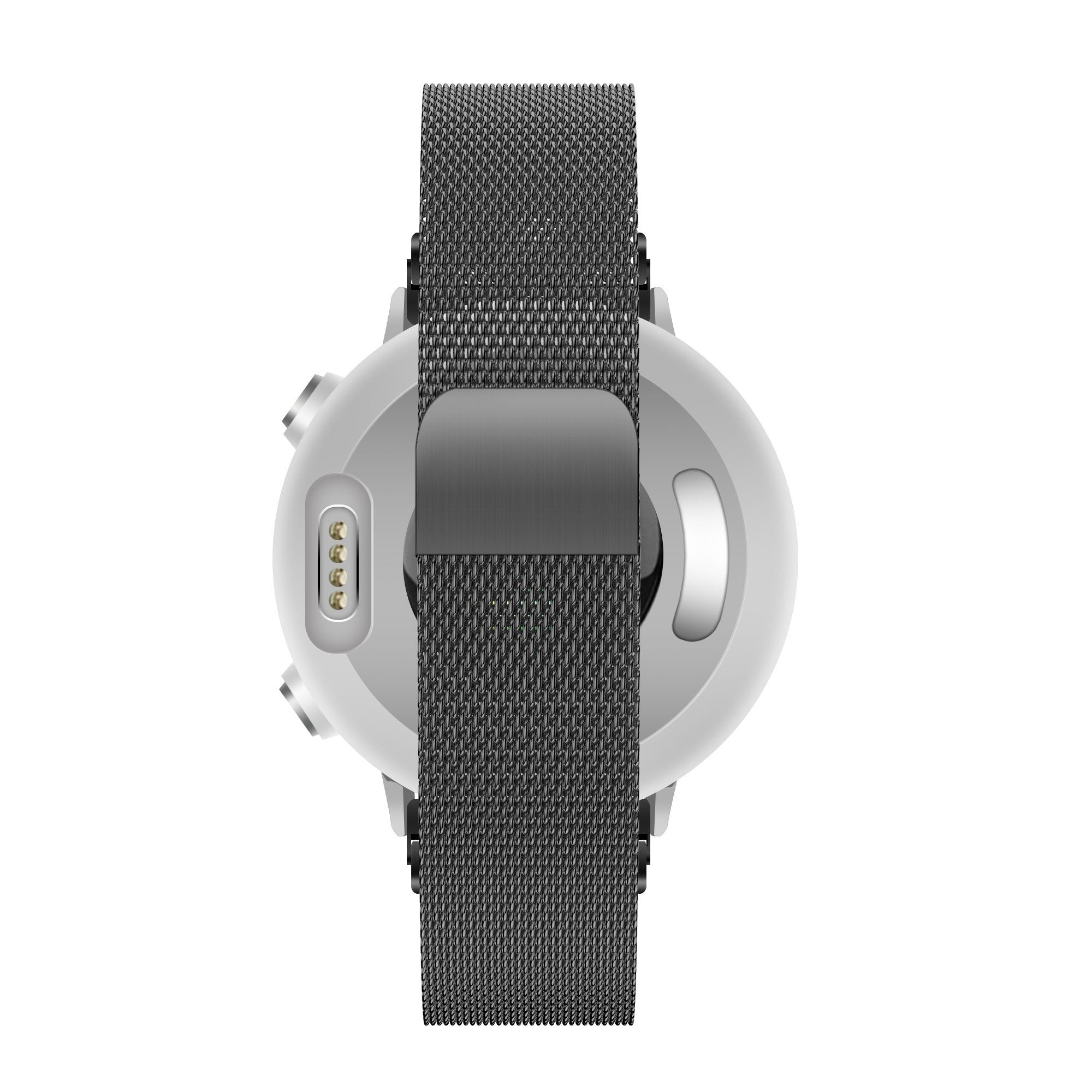Bandz Garmin Quatix 8 Pro - 47mm Milanese loop band (zwart)