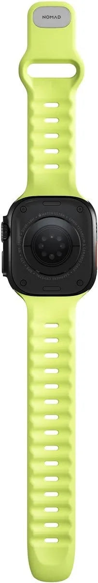 Nomad Apple Watch siliconen Tempo bandje (lime)