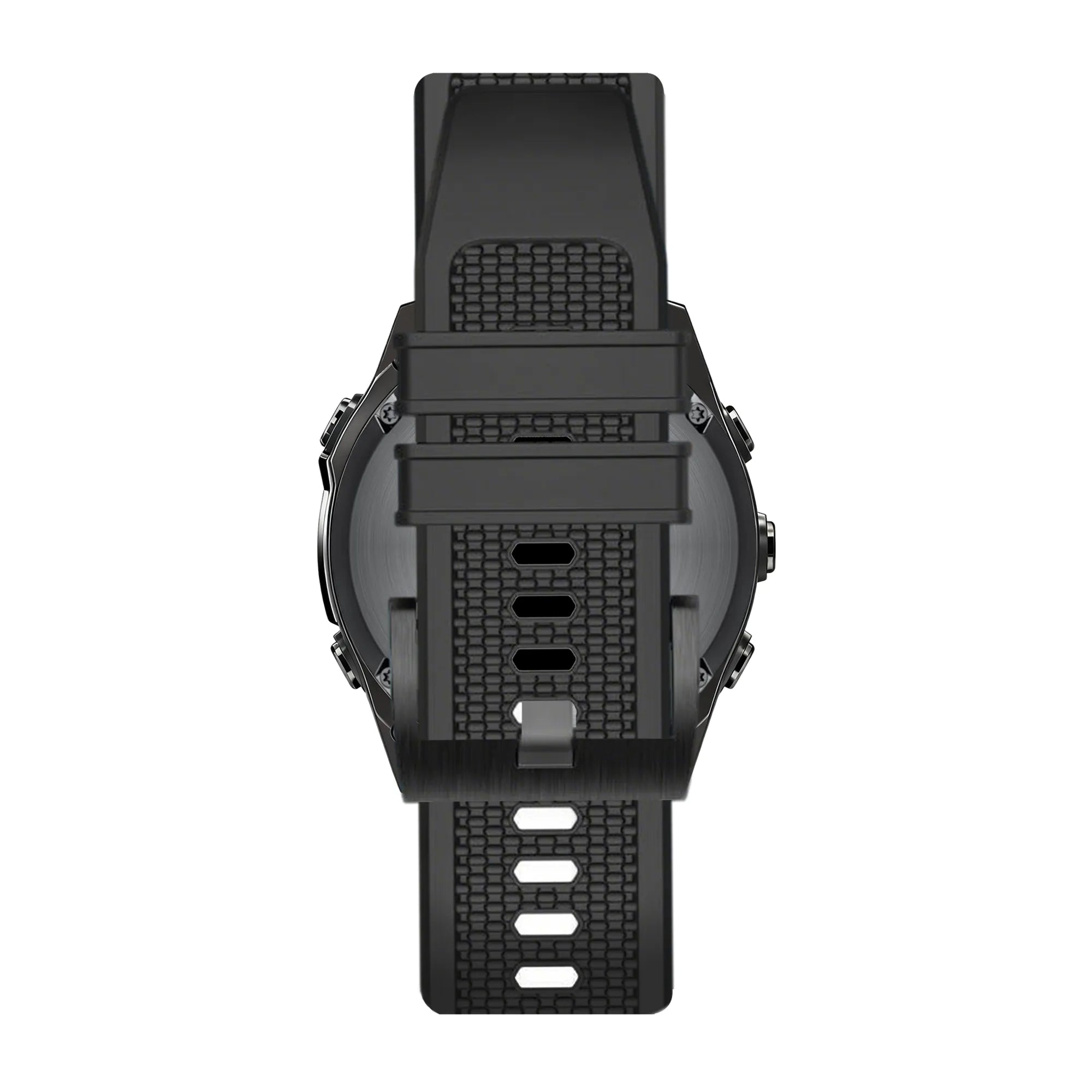 Bandz Garmin Fenix 5x / 6x siliconen band 'Explorer' (zwart)