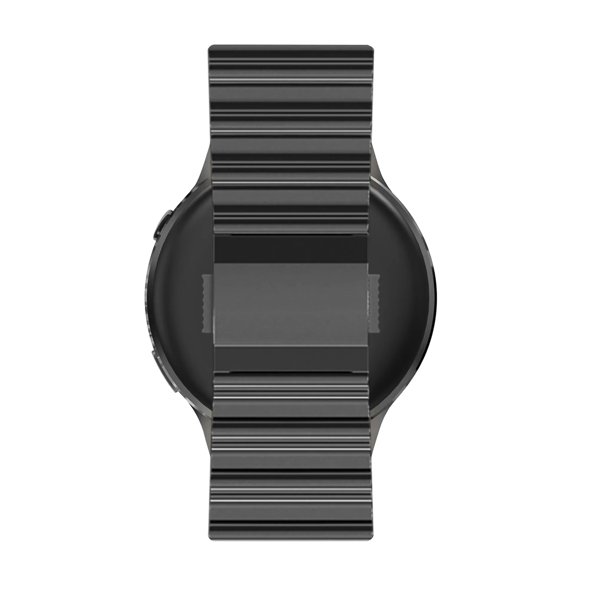 Bandz Oppo Watch S premium stalen band 'Ocean' (zwart)