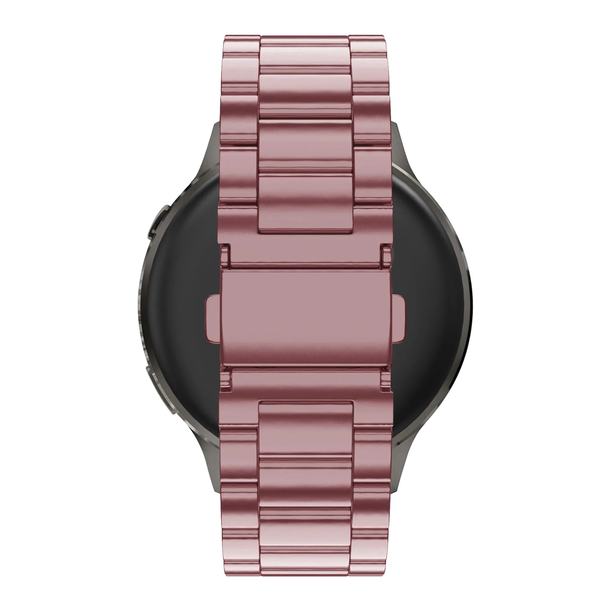 Bandz Garmin Forerunner 265s stalen band 'Classic' (roze)