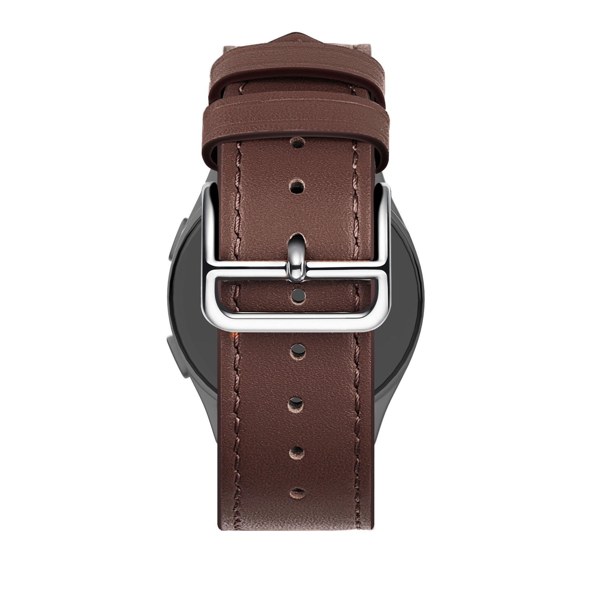 Bandz Huawei Watch GT 5 Pro - 46mm lederen band 'Deluxe' (bruin)