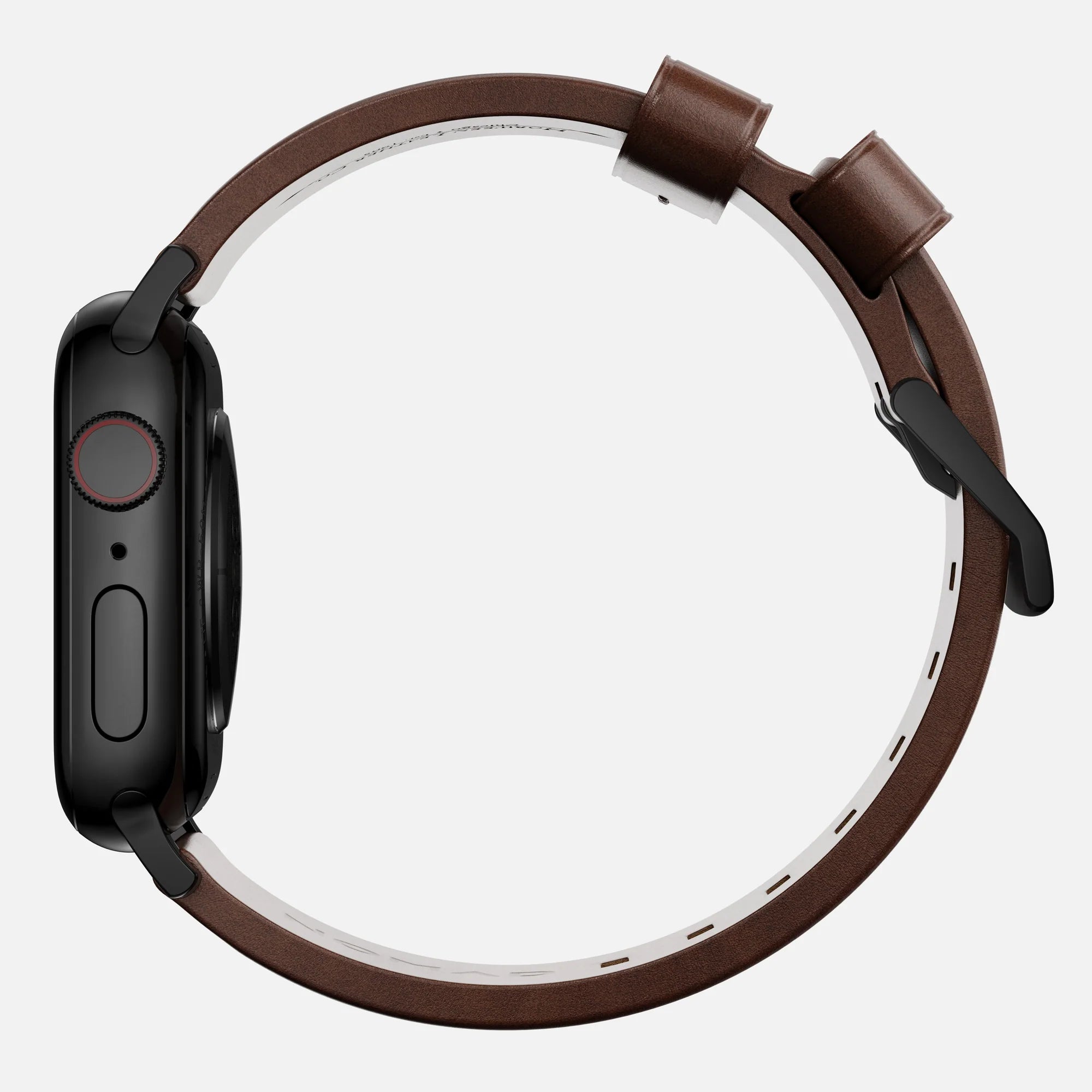 Nomad Modern Apple Watch leren bandje (bruin/zwart)