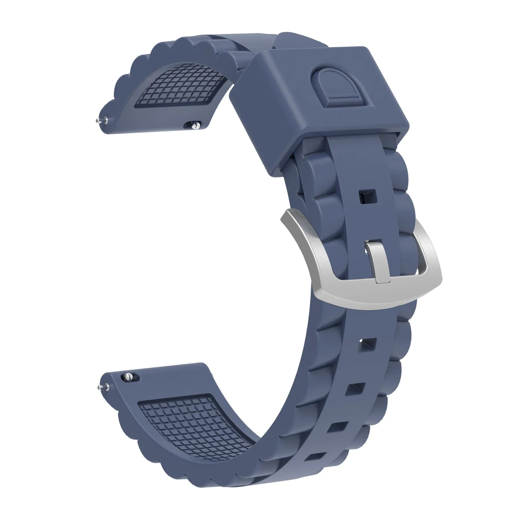 Coros Apex 4 - 46mm wave siliconen bandje (grijs)