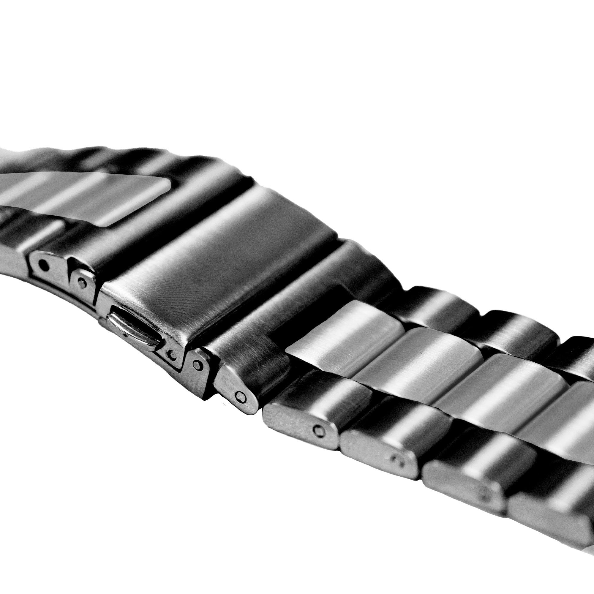 Apple Watch stalen band (zwart/zilver)
