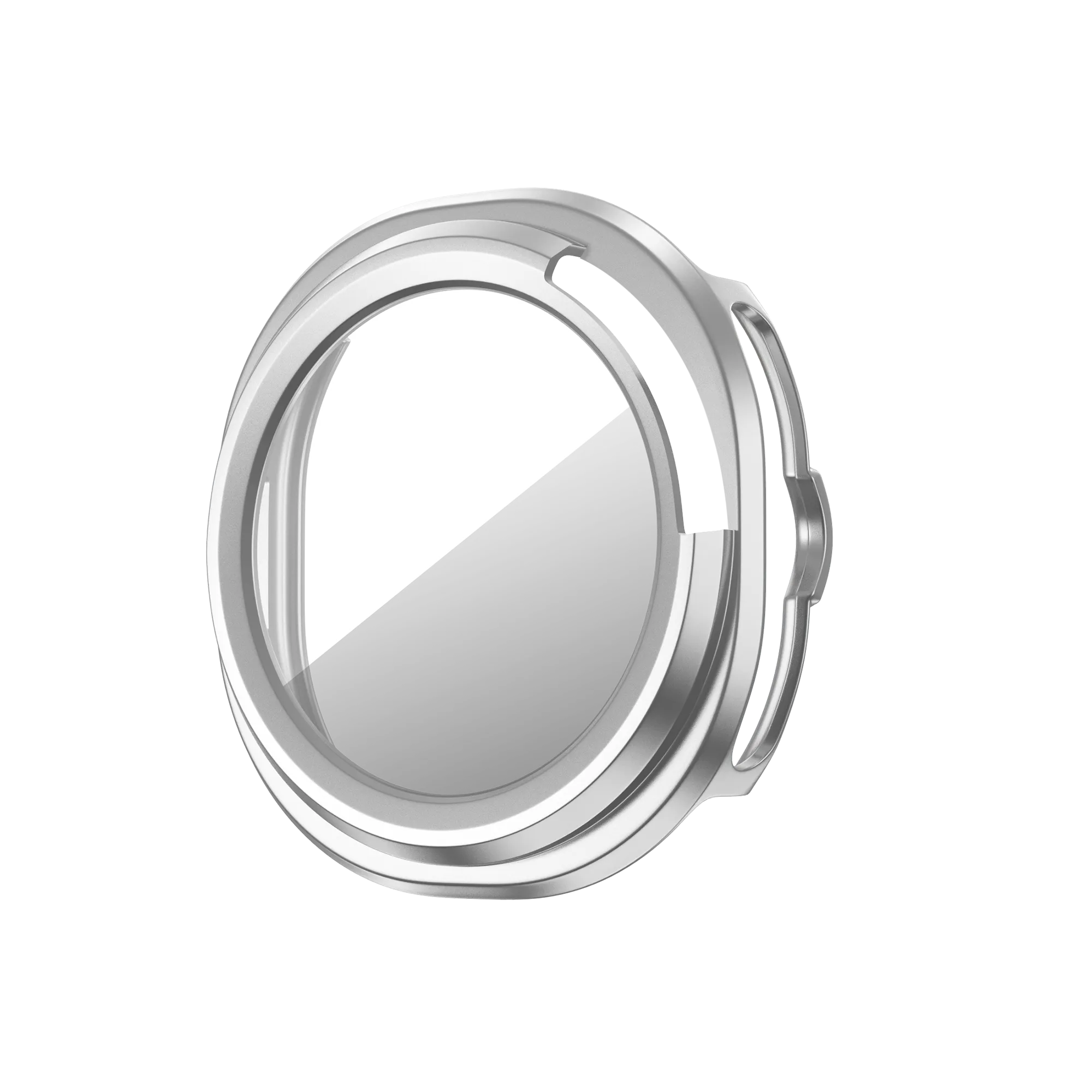 Bandz Samsung Galaxy Watch 8 Classic PC hoesje met glas (zilver)