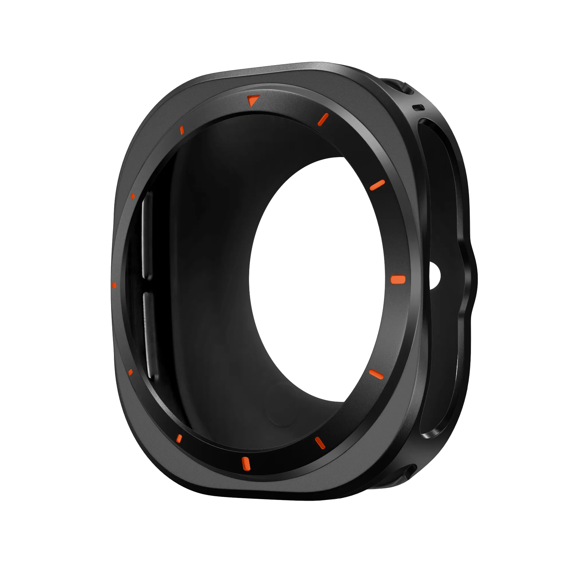 Bandz Samsung Galaxy Watch Ultra metalen hoesje (zwart)
