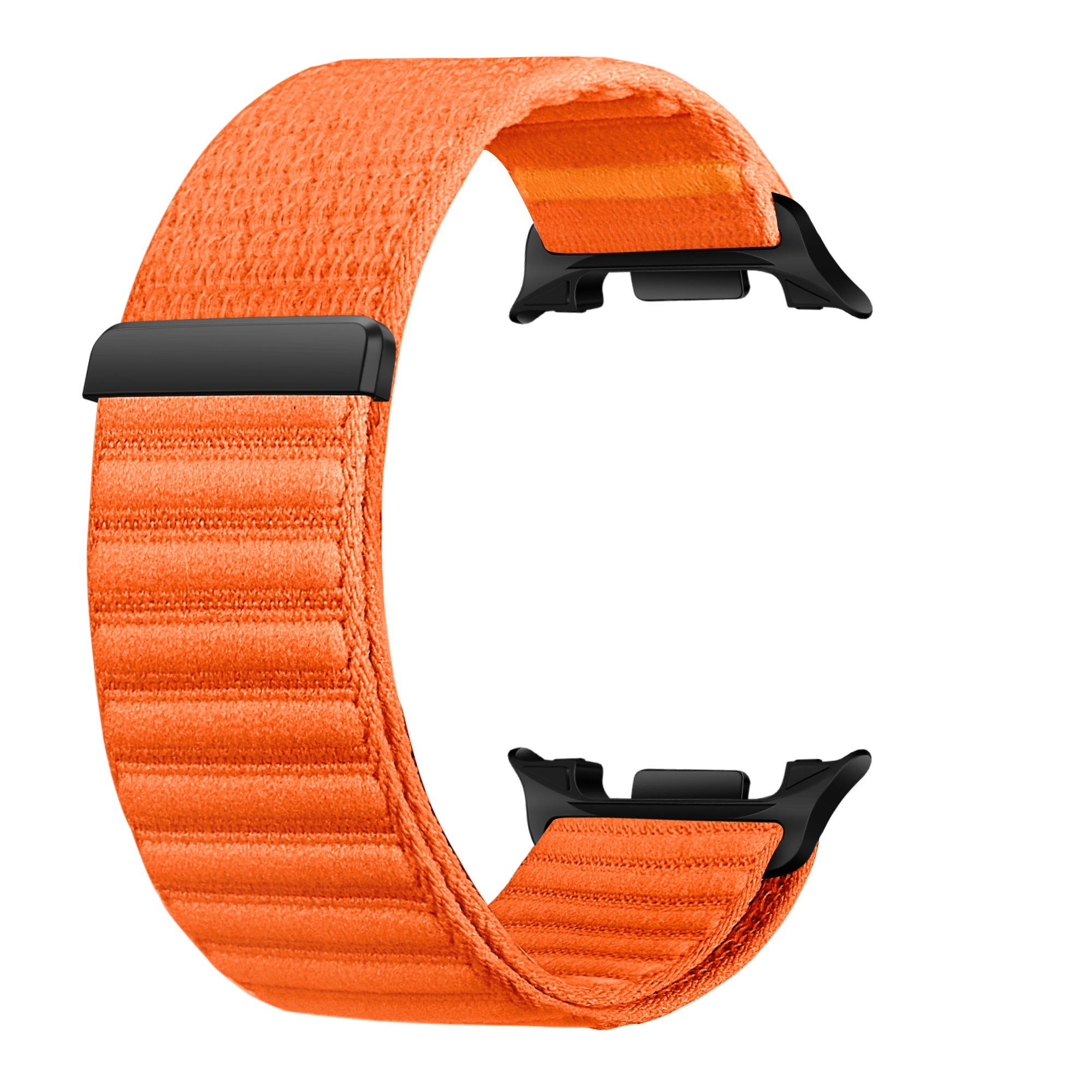 Samsung Galaxy Watch 8 Classic wave nylon bandje (oranje)
