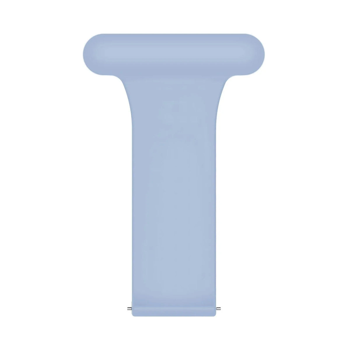 Silicone Nurse Fob, light blue, without a watch, 3/4 front view