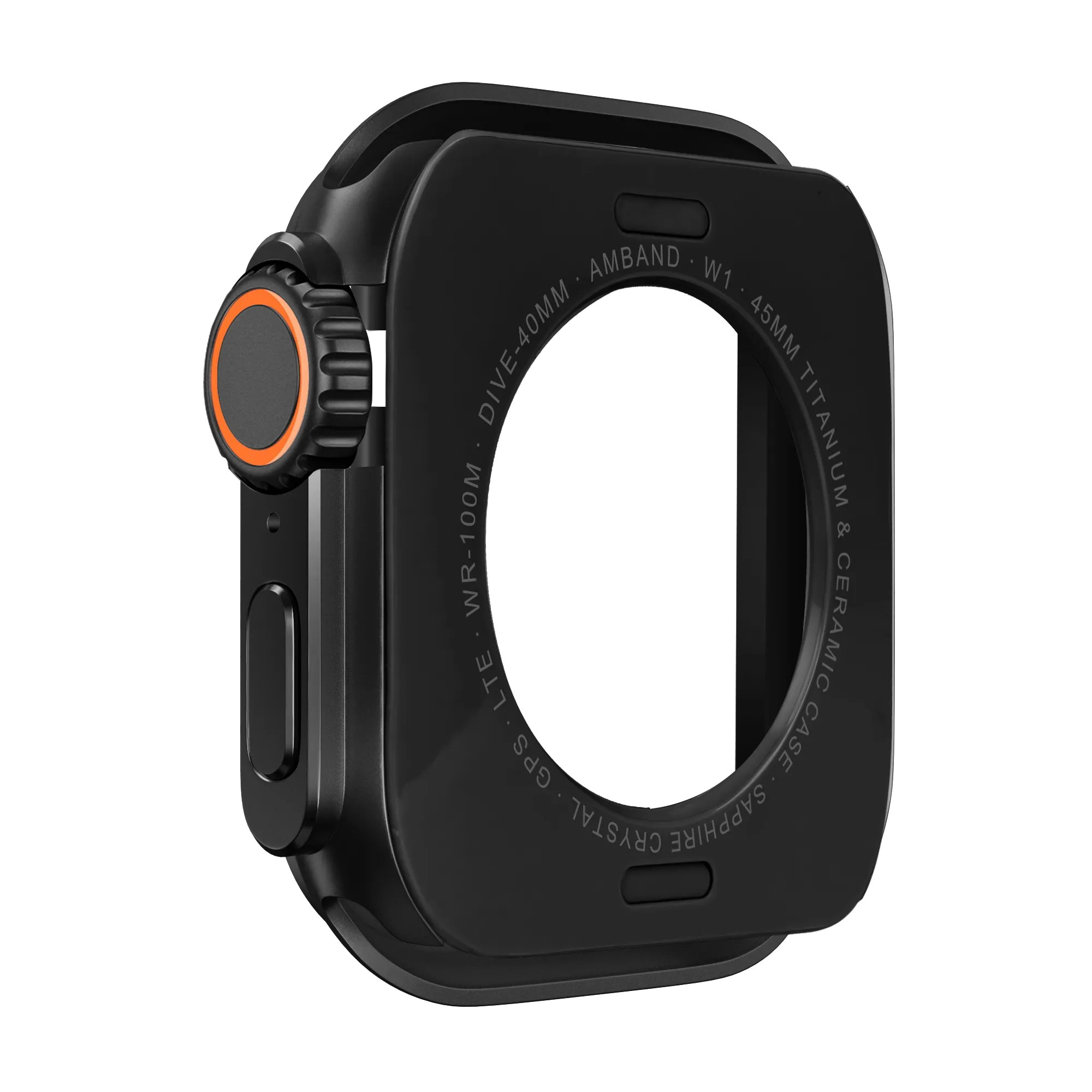 Bandz Apple Watch metalen hoesje (zwart)