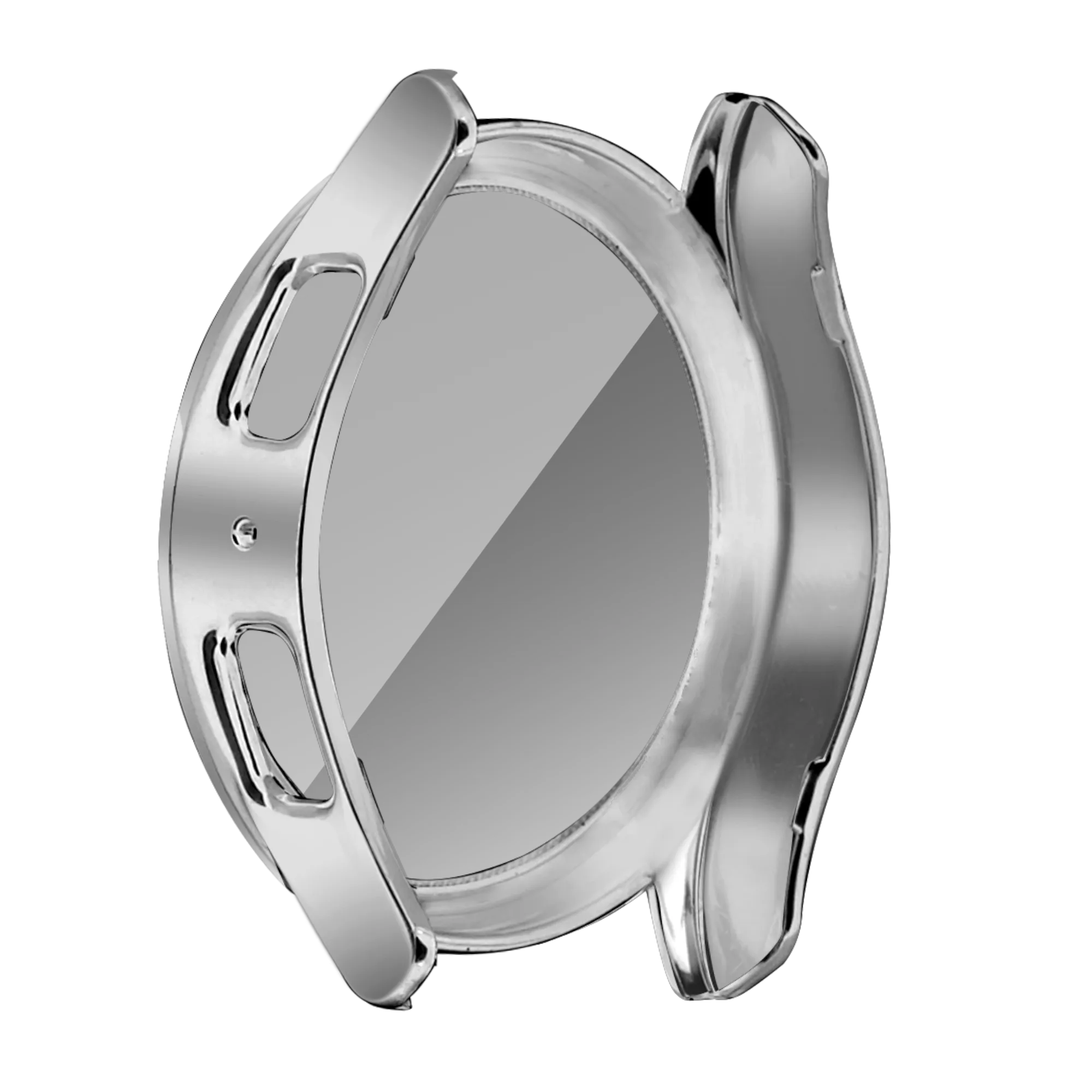 Samsung Galaxy Watch 7 - 40mm Diamond hoesje met glas (zilver)