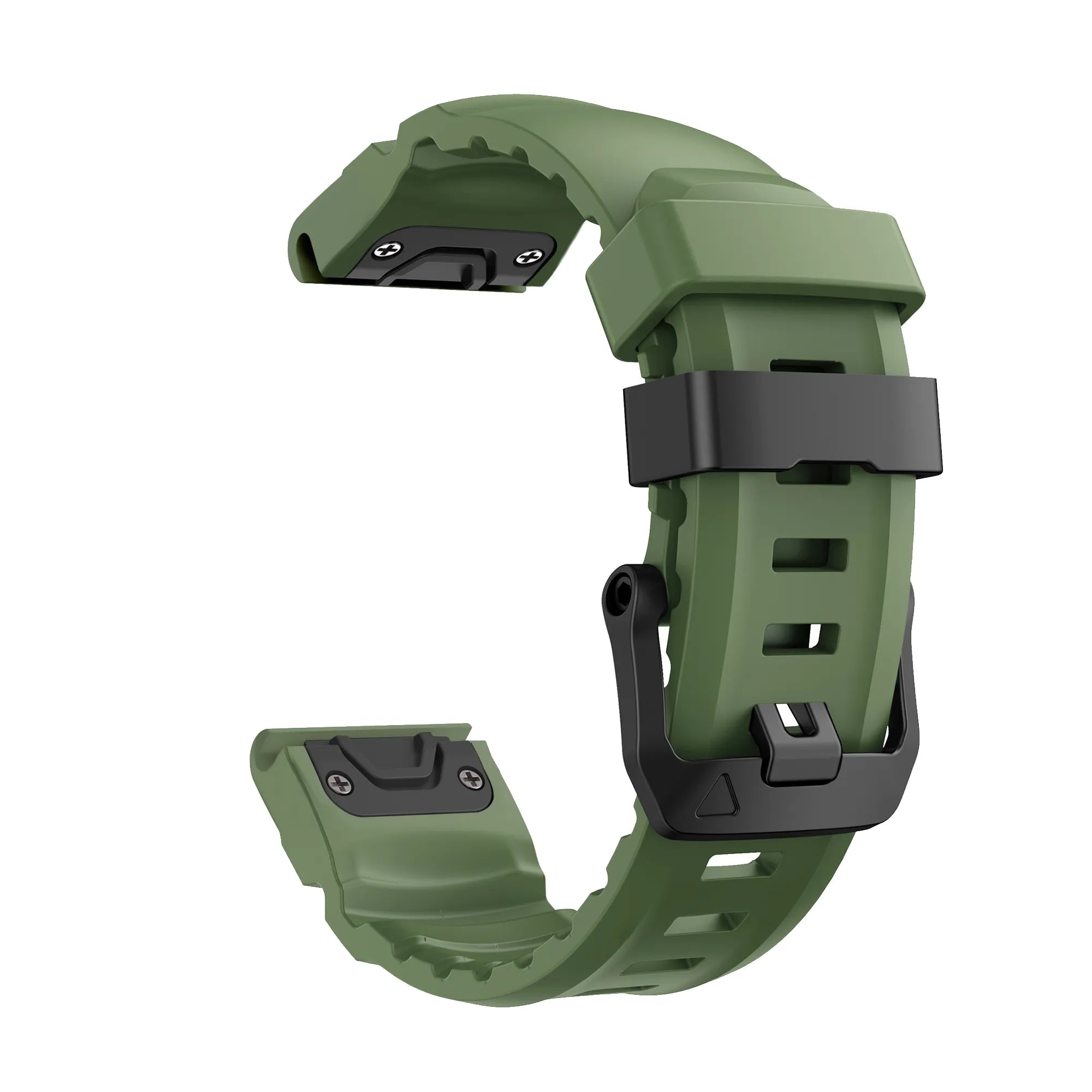Garmin Fenix E trail siliconen band (donkergroen)