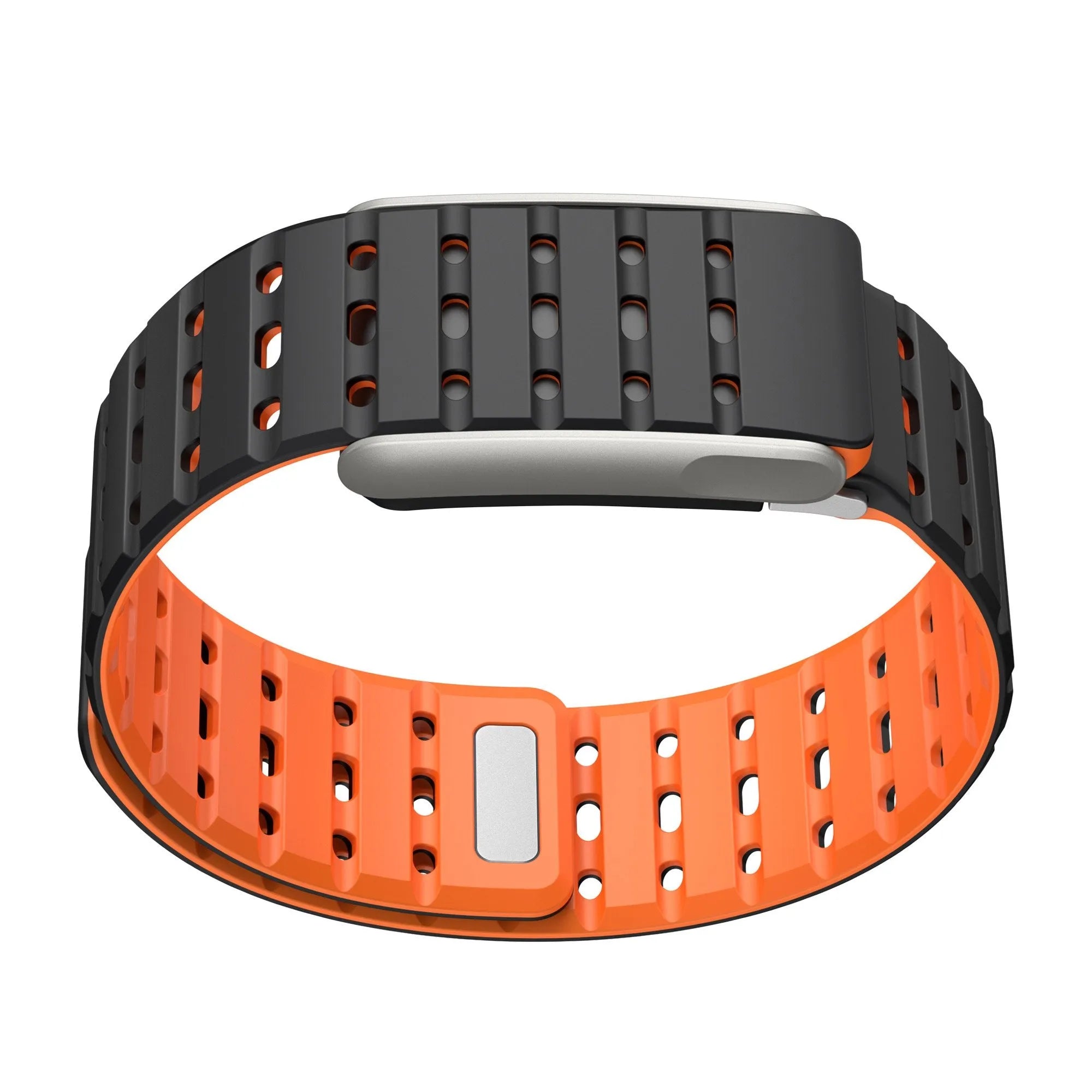 Magnetisch siliconen bandje geschikt voor Whoop MG (zwart/oranje)