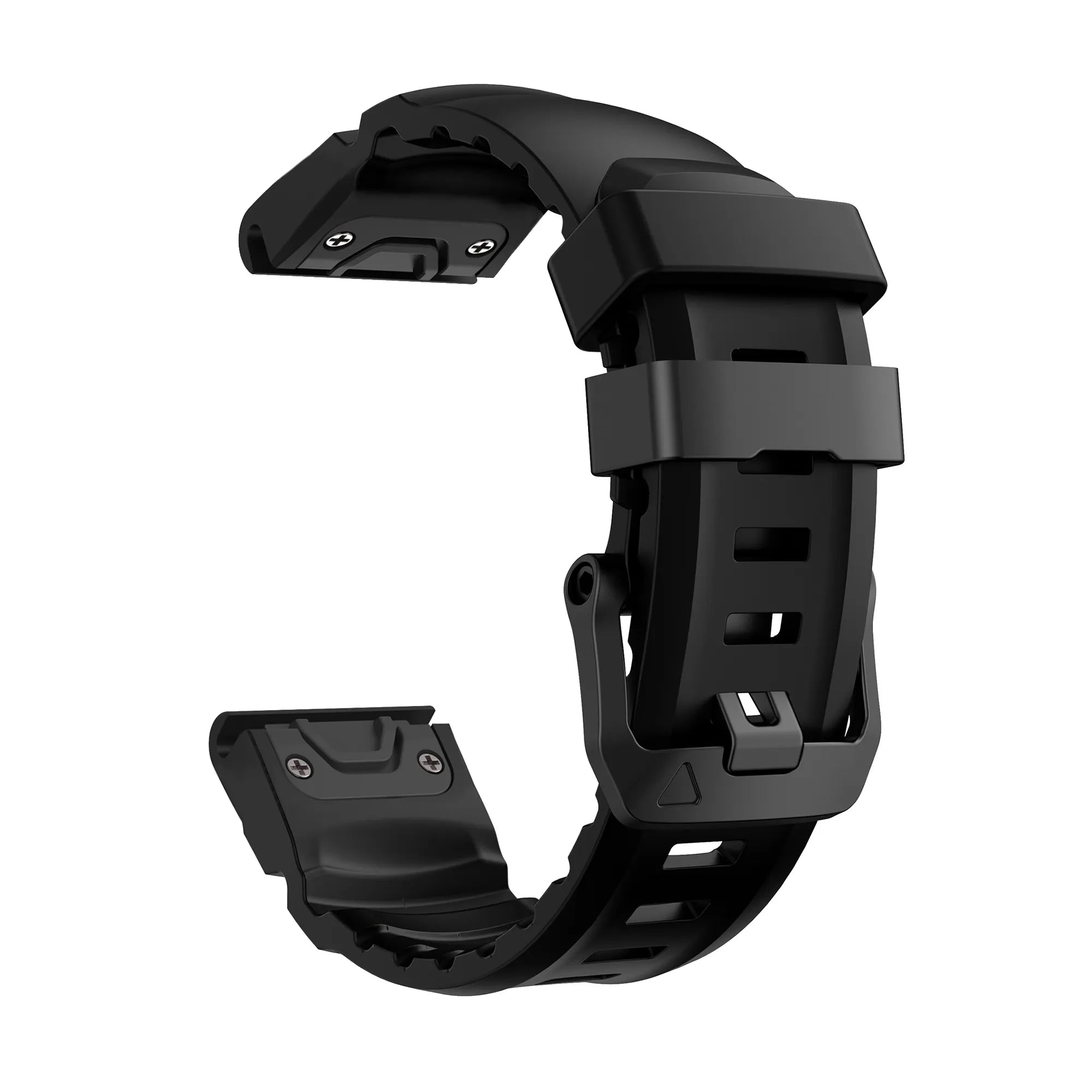 Garmin Fenix 7 trail siliconen band (zwart)