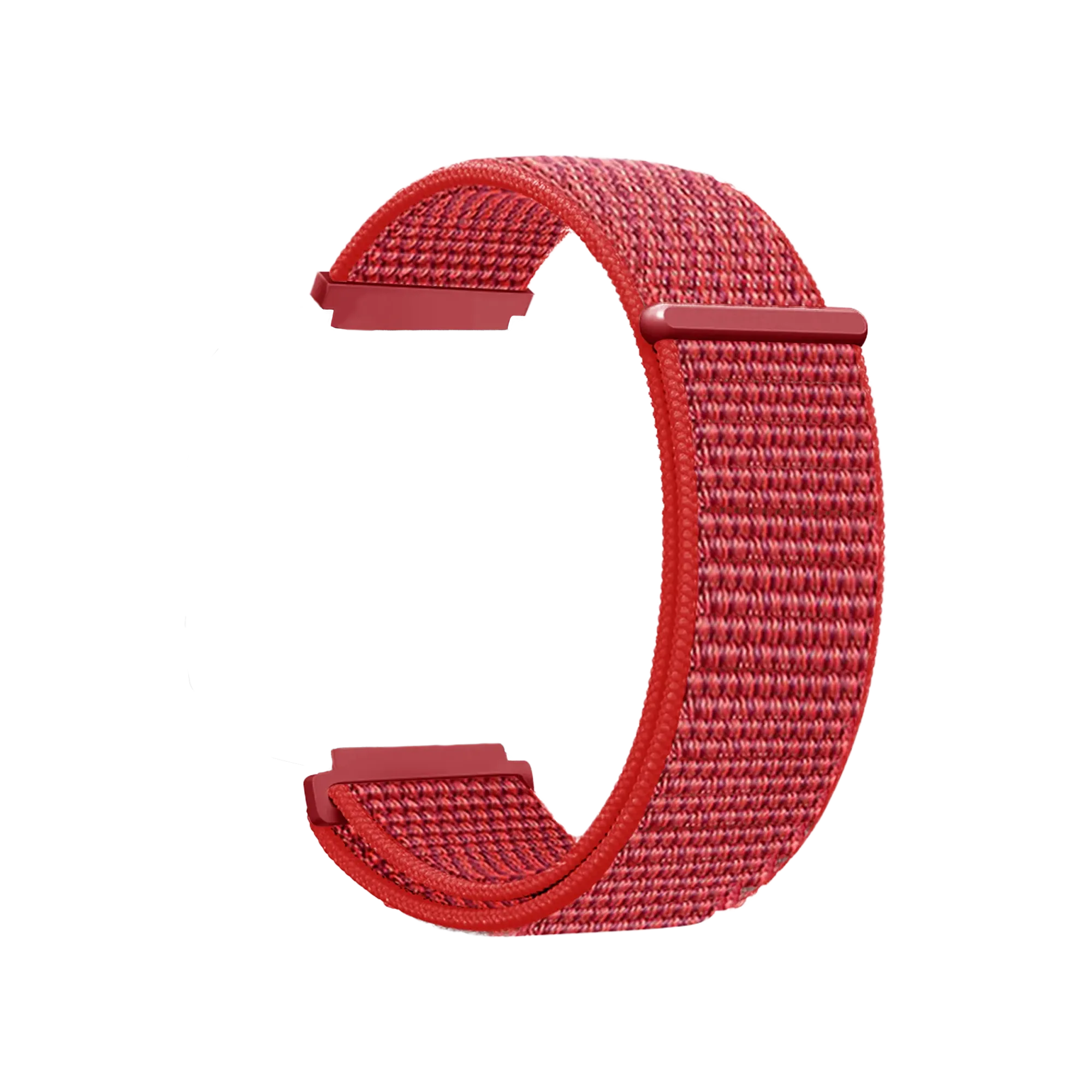 Fitbit Versa 3 nylon bandje (rood)