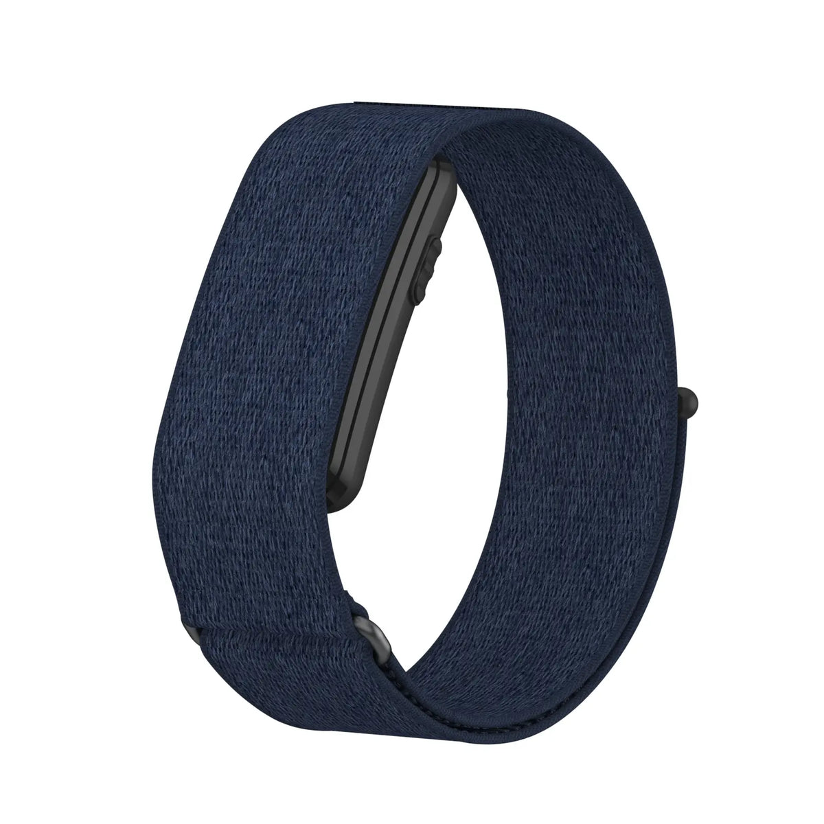 Biceps Nylon Bracelet, dark blue, without a watch, 3/4 front view