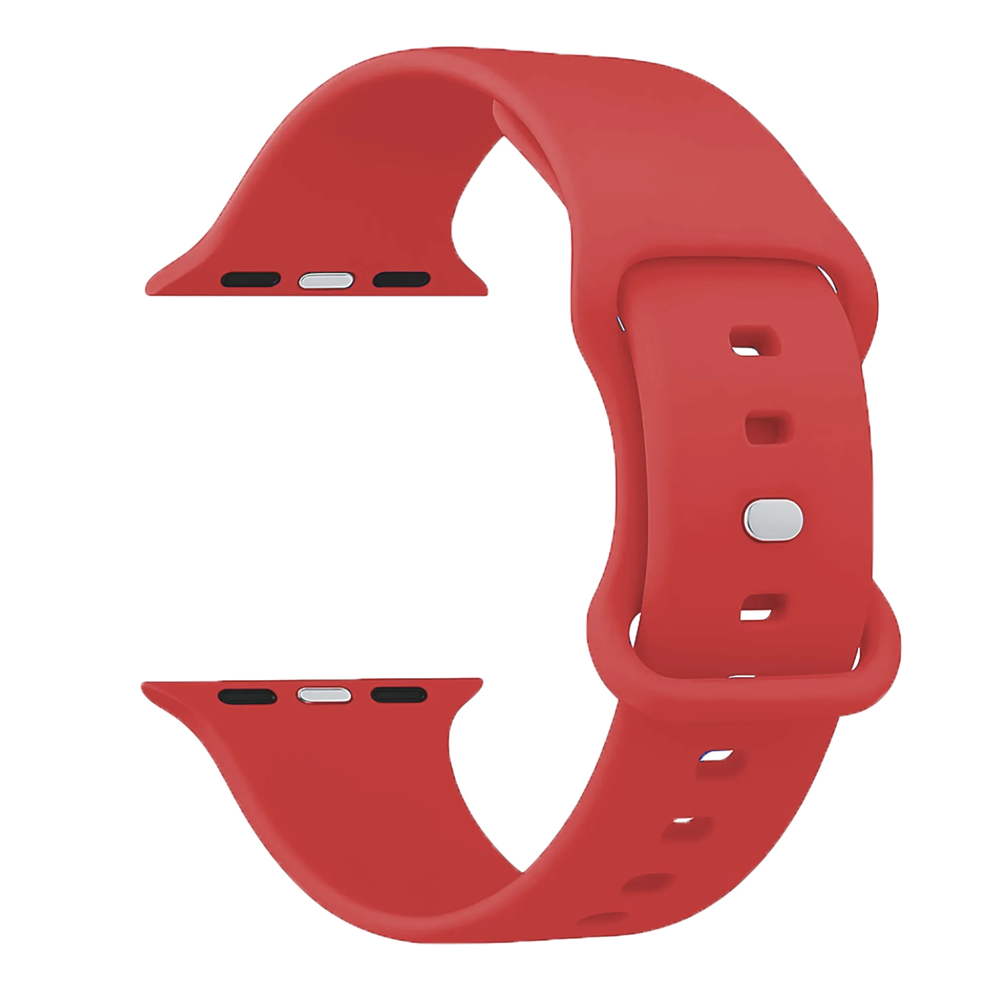 Apple Watch siliconen bandje (rood)