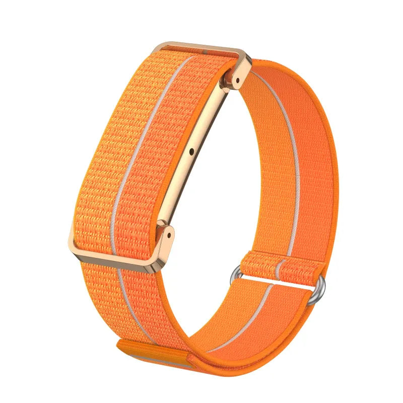 fitbit air ultra thin nylon band orange