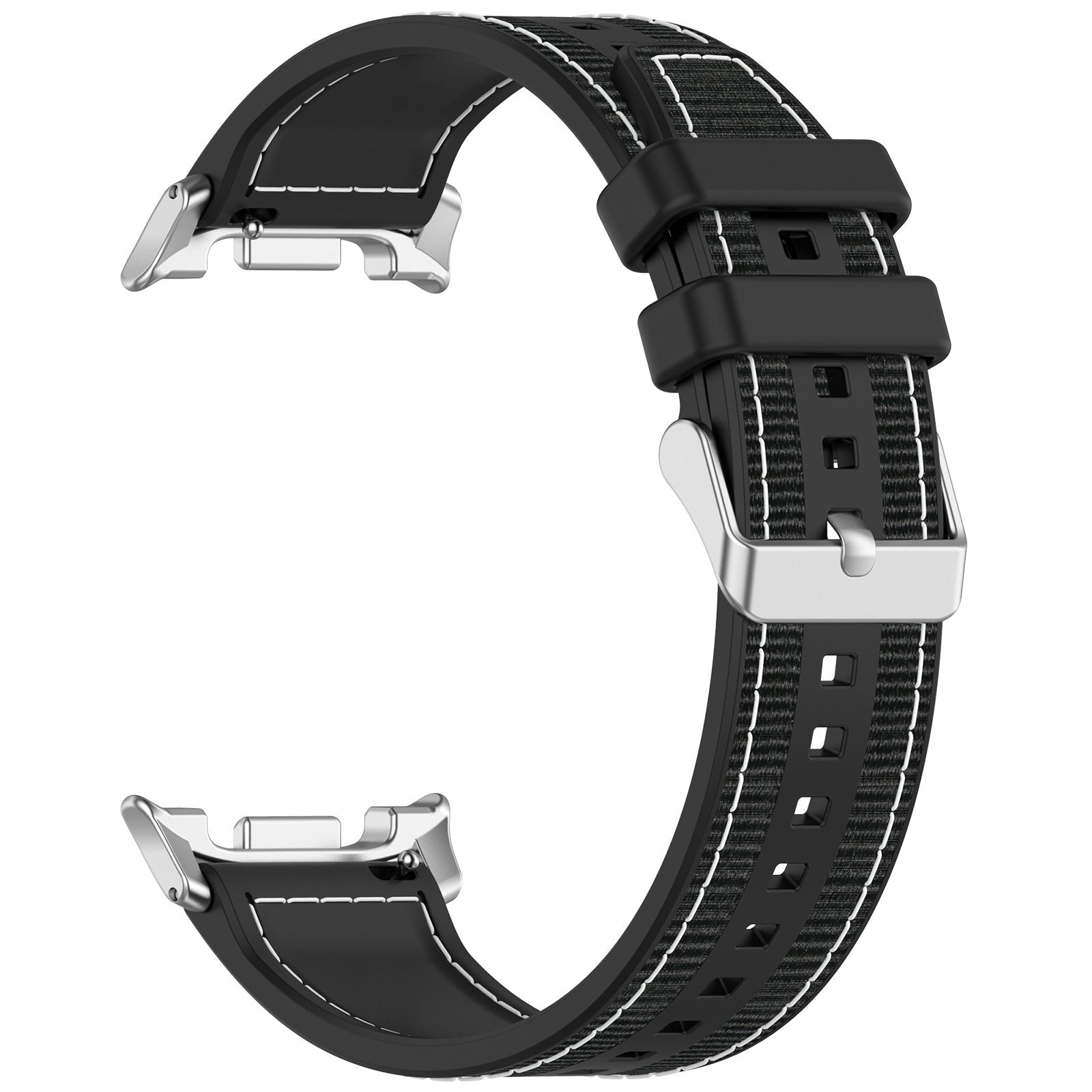 Samsung Galaxy Watch 9 - 40mm Nylon Hybrid Strap (Black)