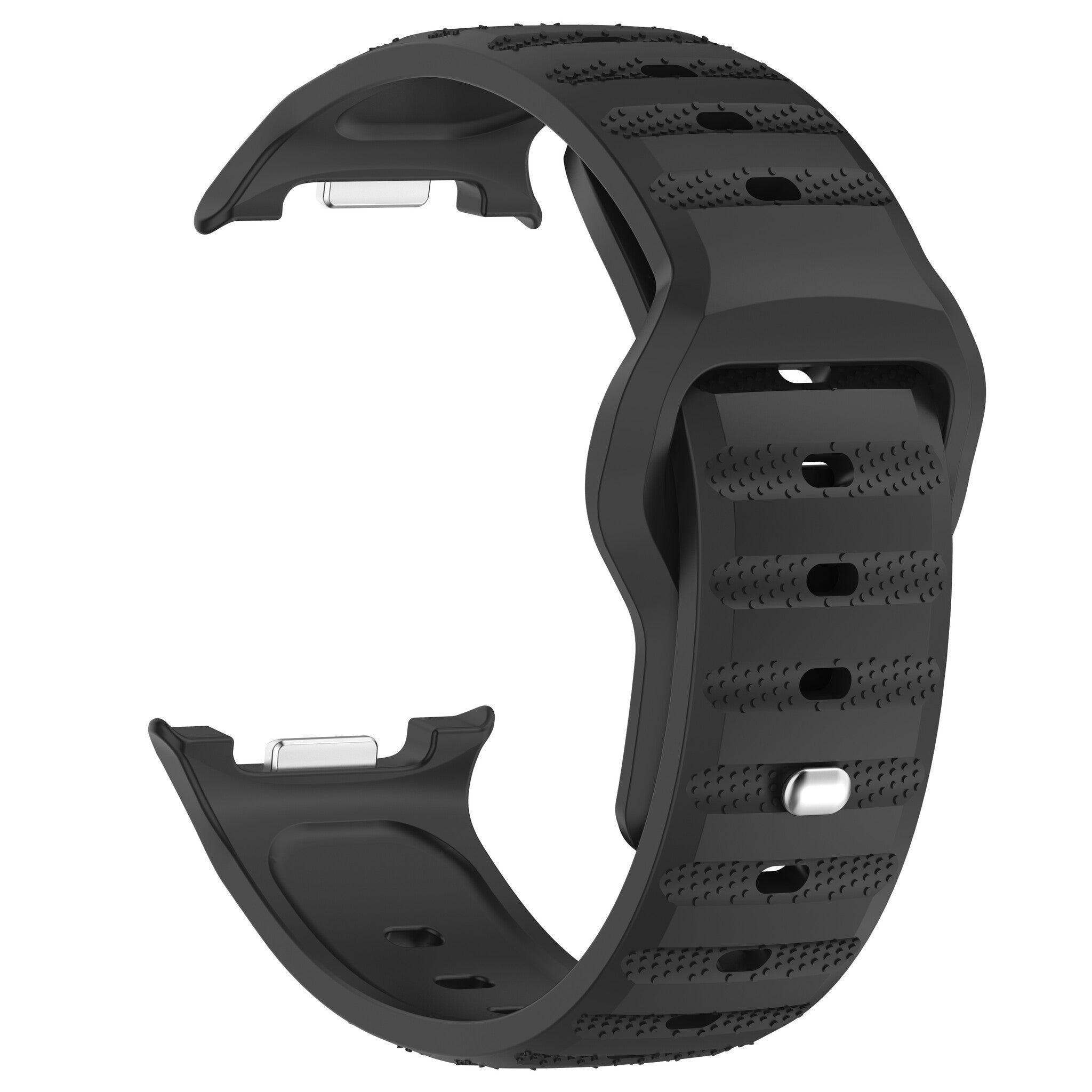 Samsung Galaxy Watch 9 - 44mm outdoor siliconen bandje (zwart)