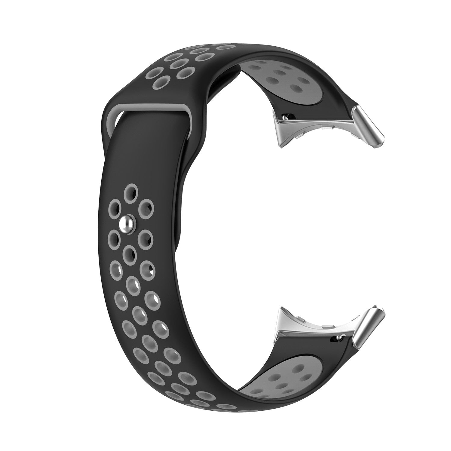 Google Pixel Watch 4 - 41mm sport bandje (zwart/grijs)