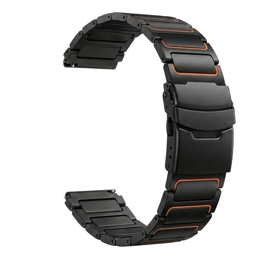 Xiaomi Watch S4 - 47mm Turtle titanium band (zwart/oranje)