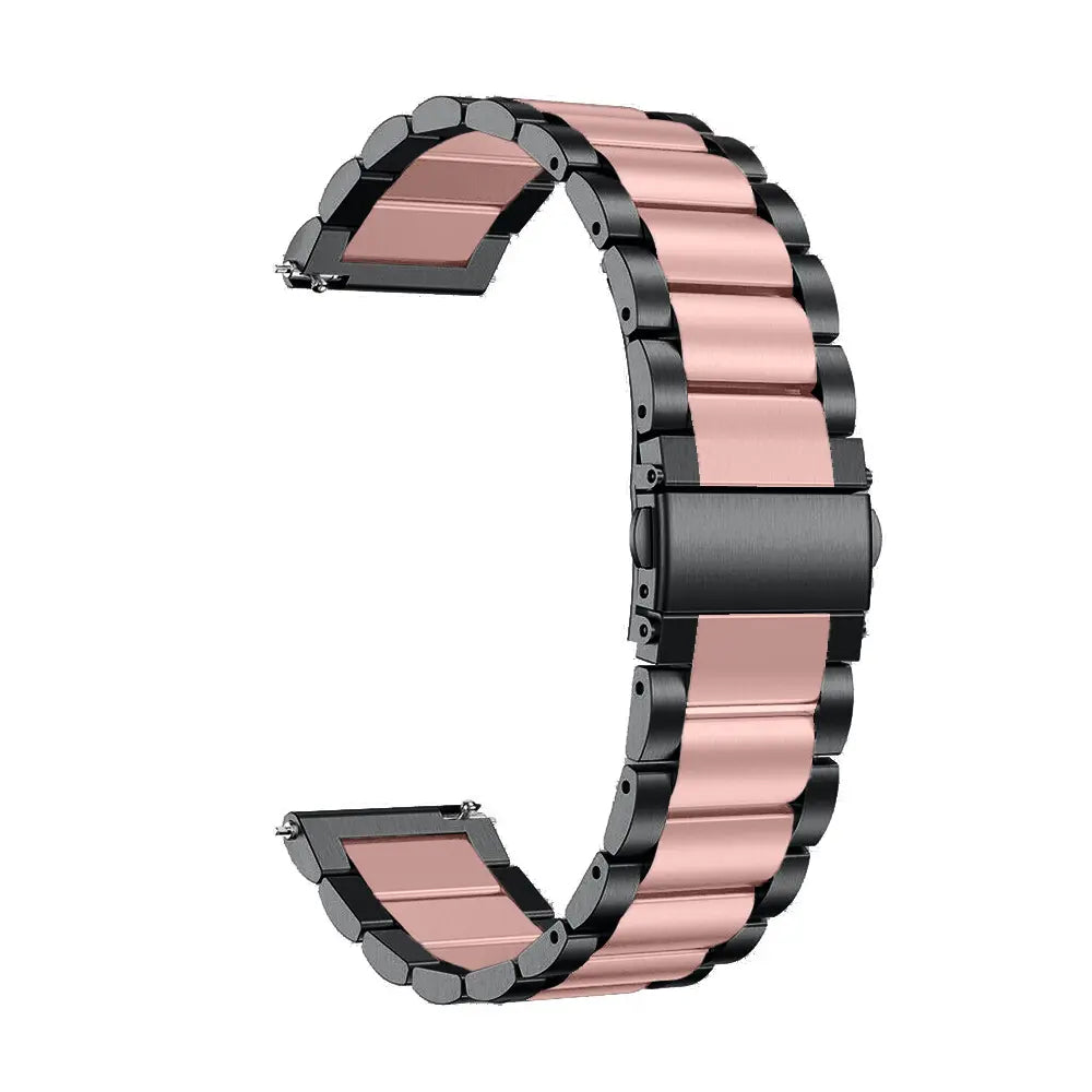 Garmin Forerunner 170 stalen band (zwart/roze)