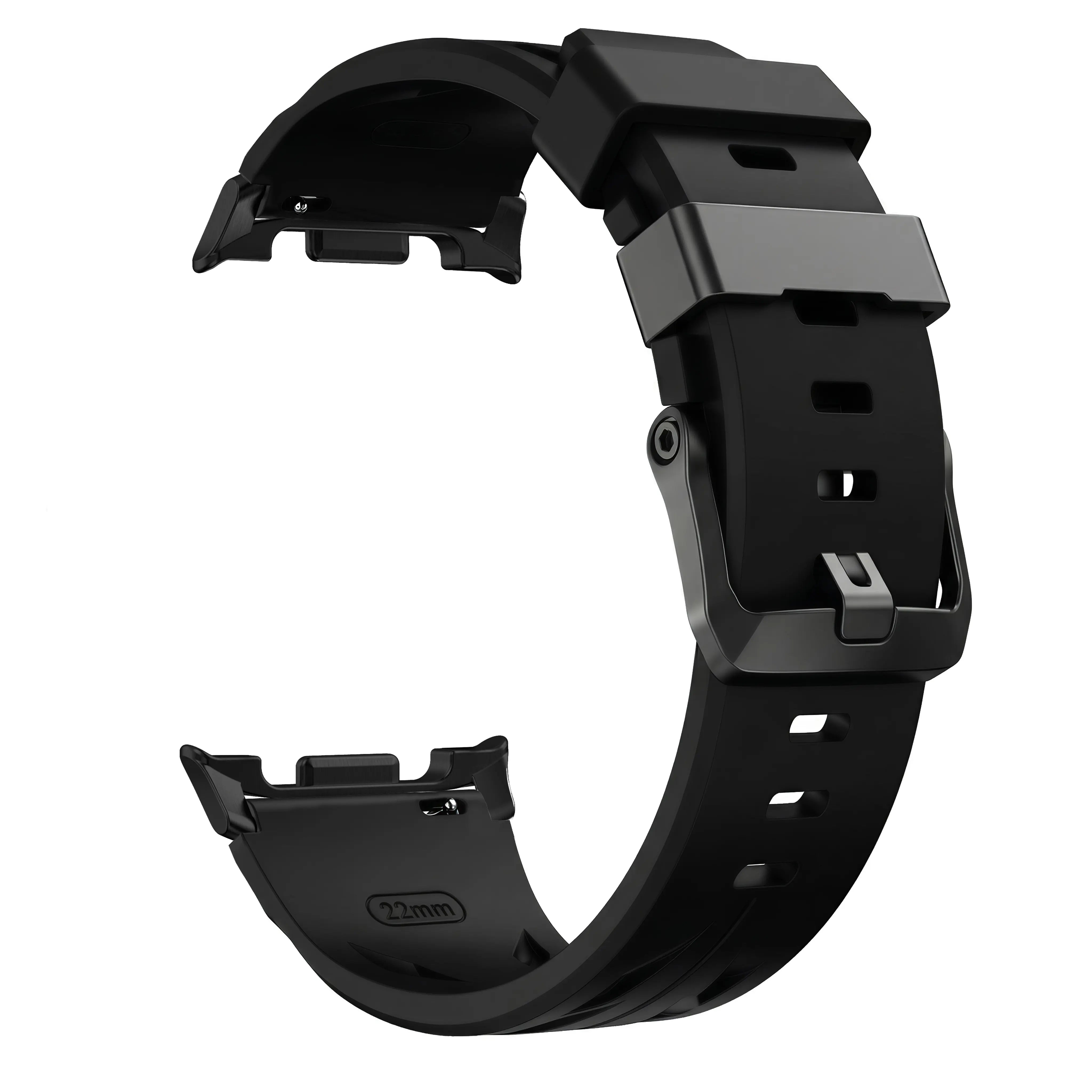 Samsung Galaxy Watch 9 - 44mm race siliconen band (zwart)