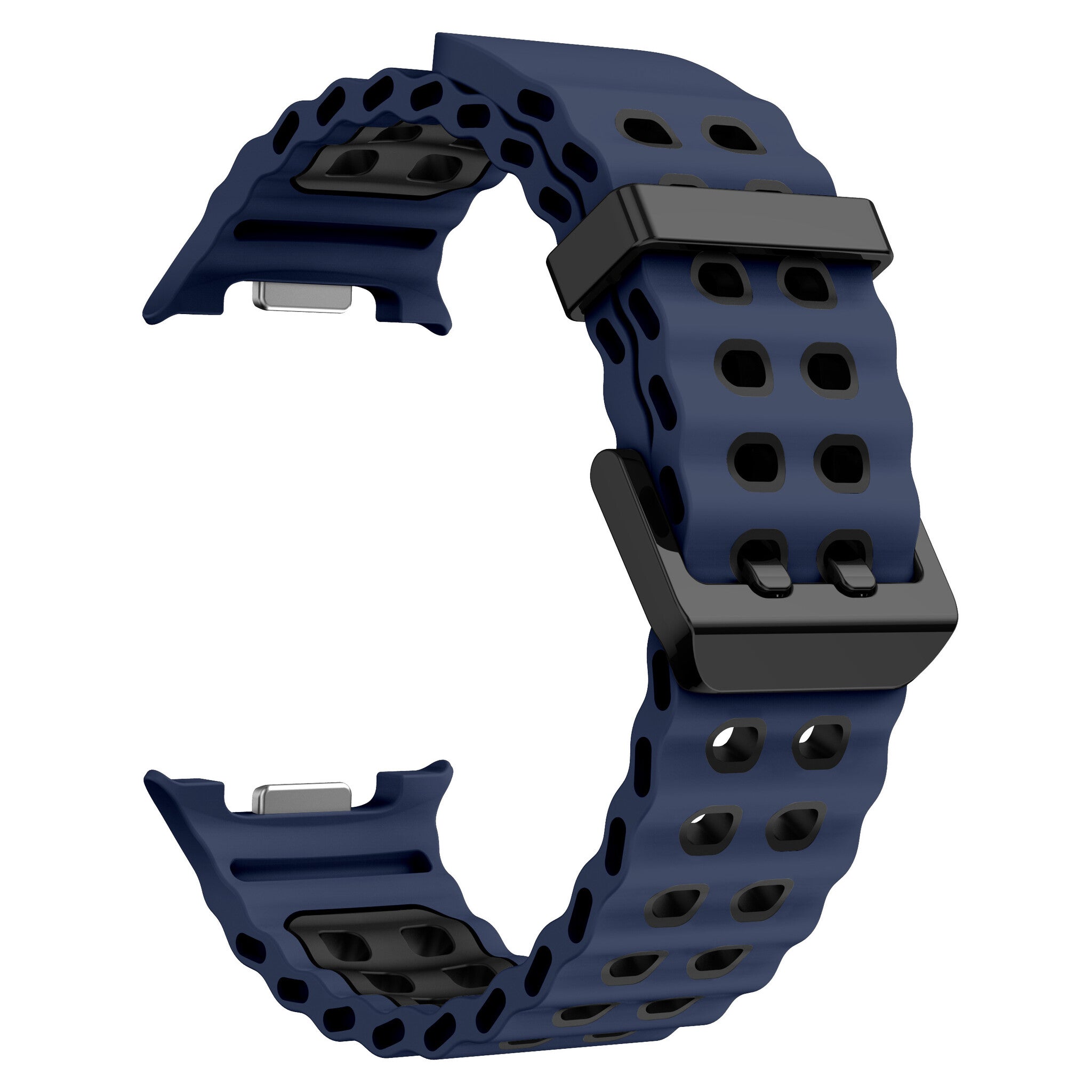 Samsung Galaxy Watch 9 - 44mm Ocean bandje (donkerblauw/zwart)