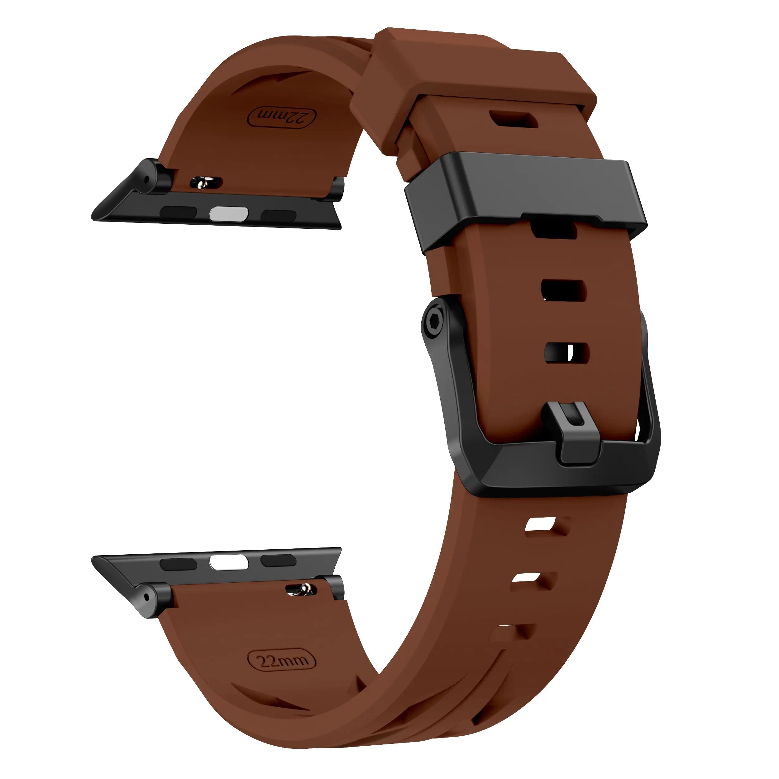Apple Watch race siliconen band (bruin)