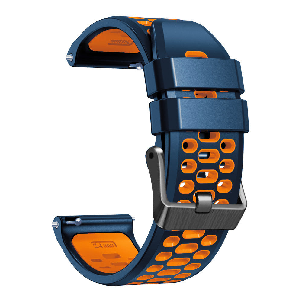 Garmin Venu X1 sport gesp bandje (blauw/oranje)