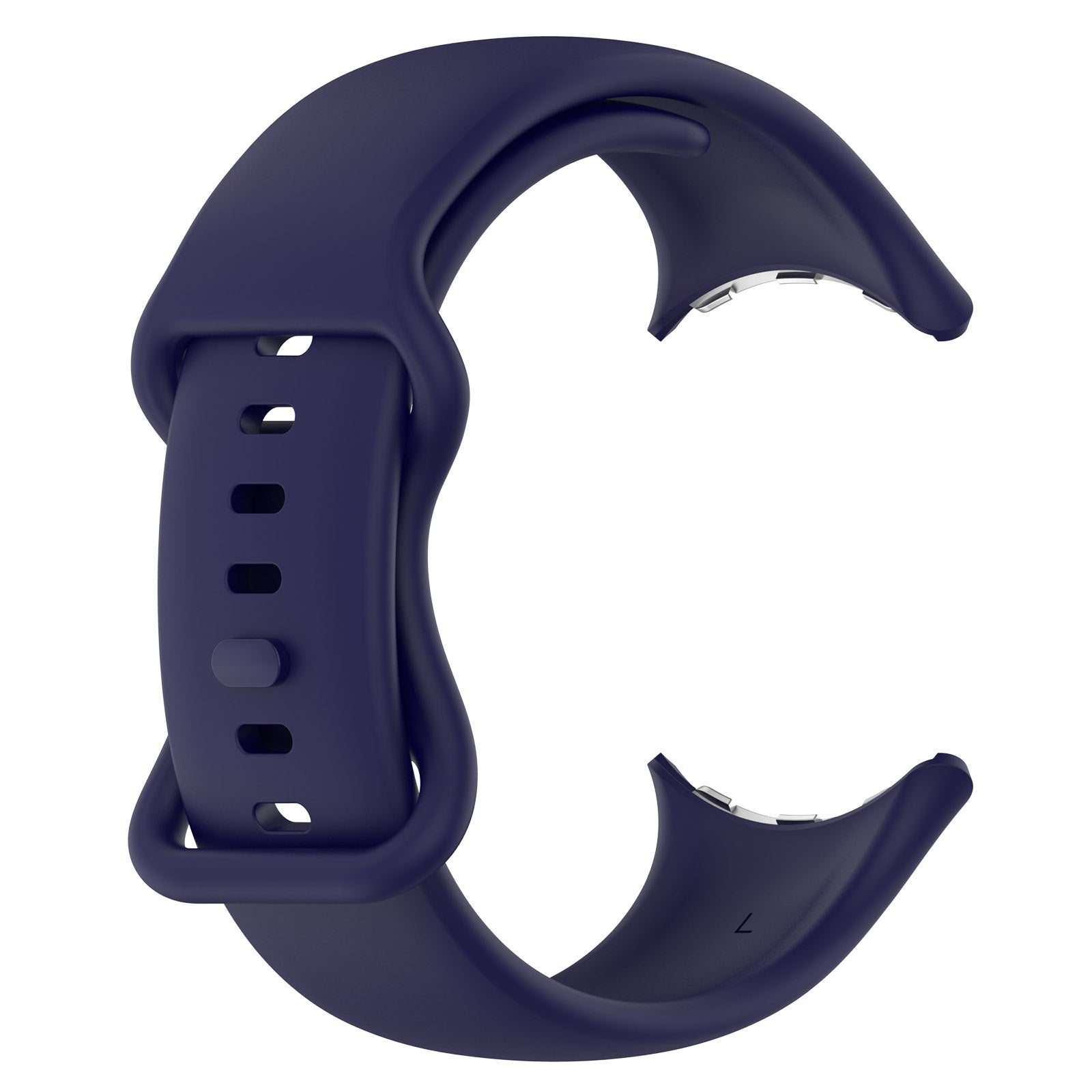 Google Pixel Watch 4 - 41mm siliconen classic bandje (donkerblauw)