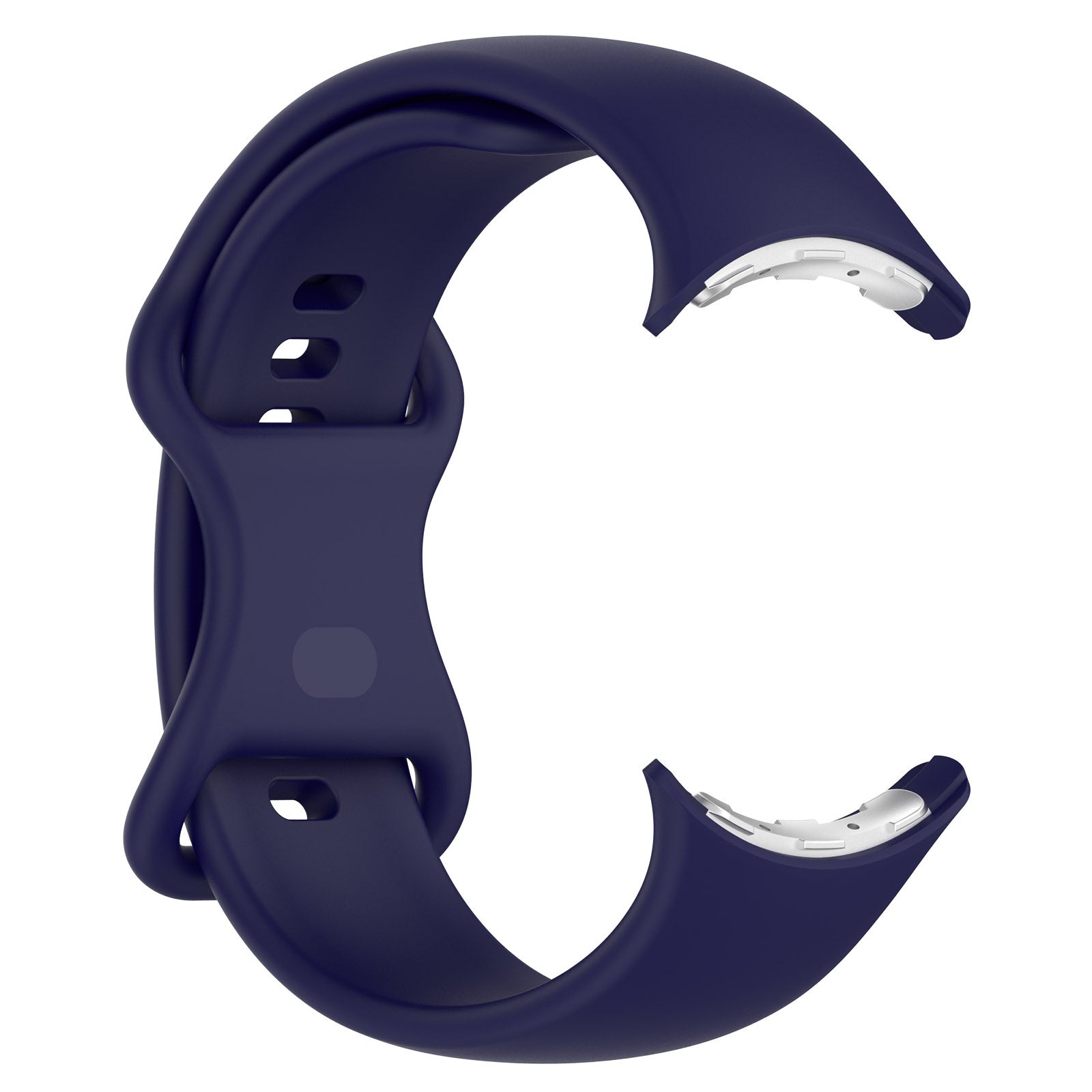 Google Pixel Watch 4 - 45mm siliconen classic bandje (donkerblauw)