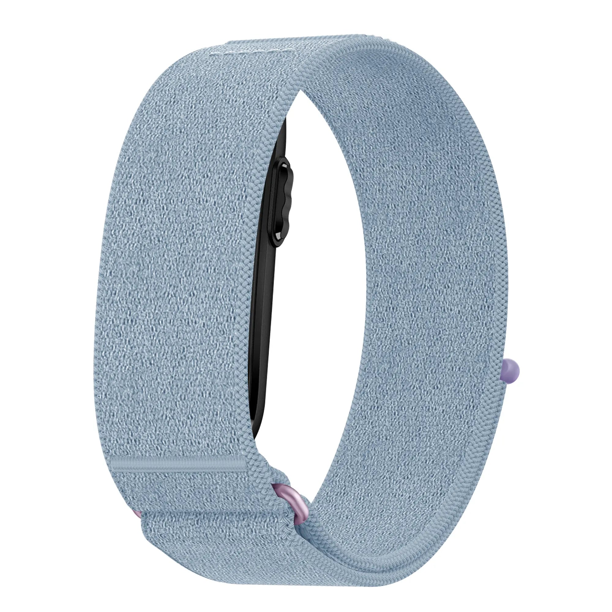 Bandz Garmin Cirqa nylon band 'Classic' (lichtblauw)
