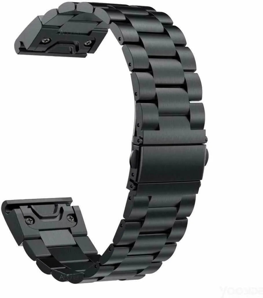 Steel Strap, black, without a watch, 3/4 front view