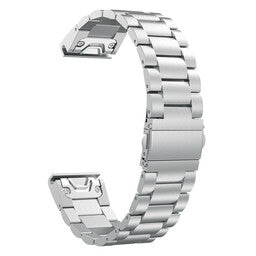 Garmin Instinct E - 45mm stalen band (zilver)
