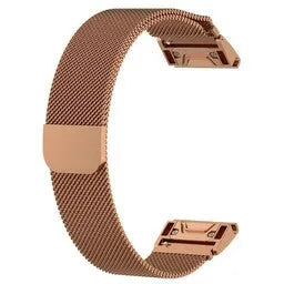 Milanese Strap, rose gold, without a watch, 3/4 front view