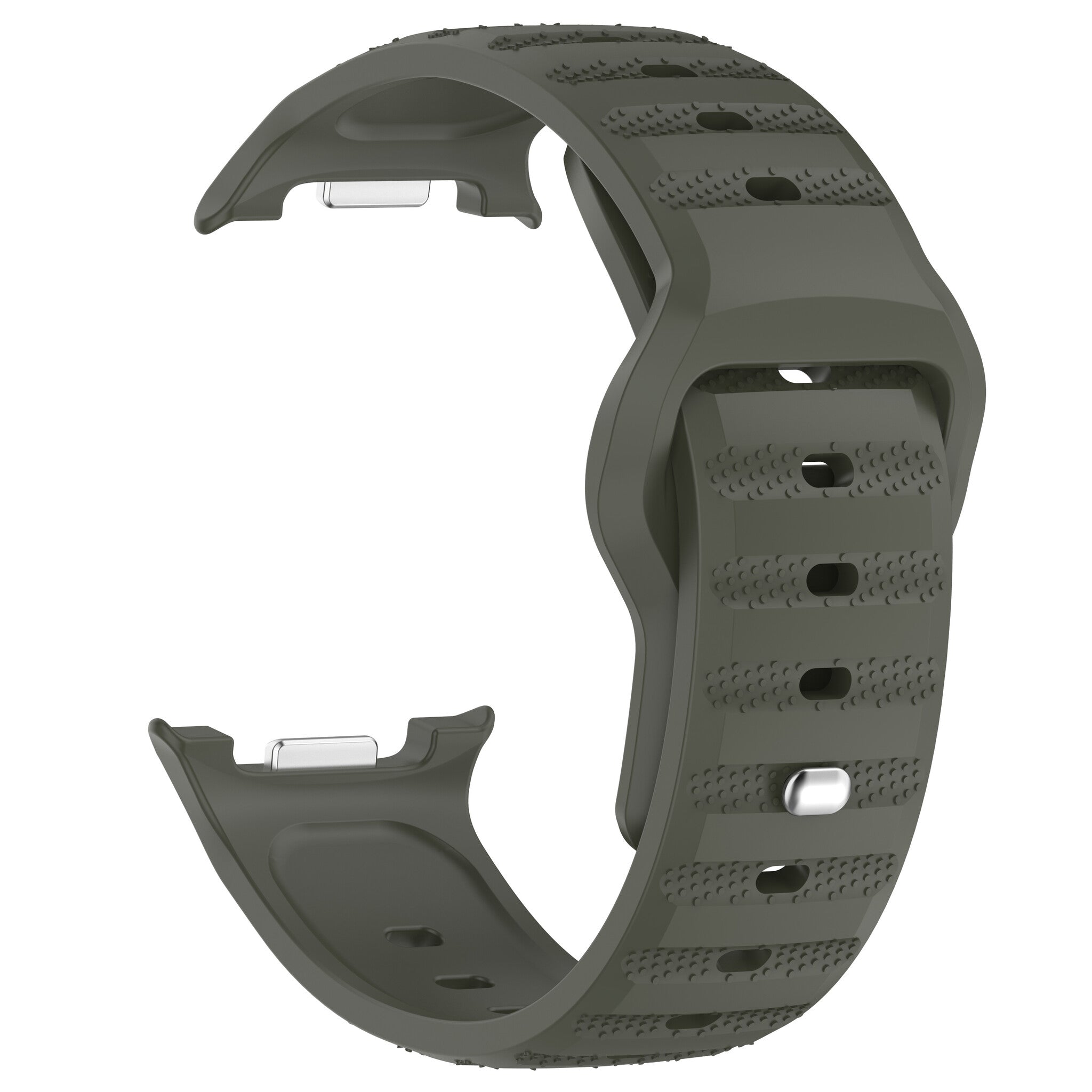 Samsung Galaxy Watch 8 - 40mm outdoor siliconen bandje (donkergroen)