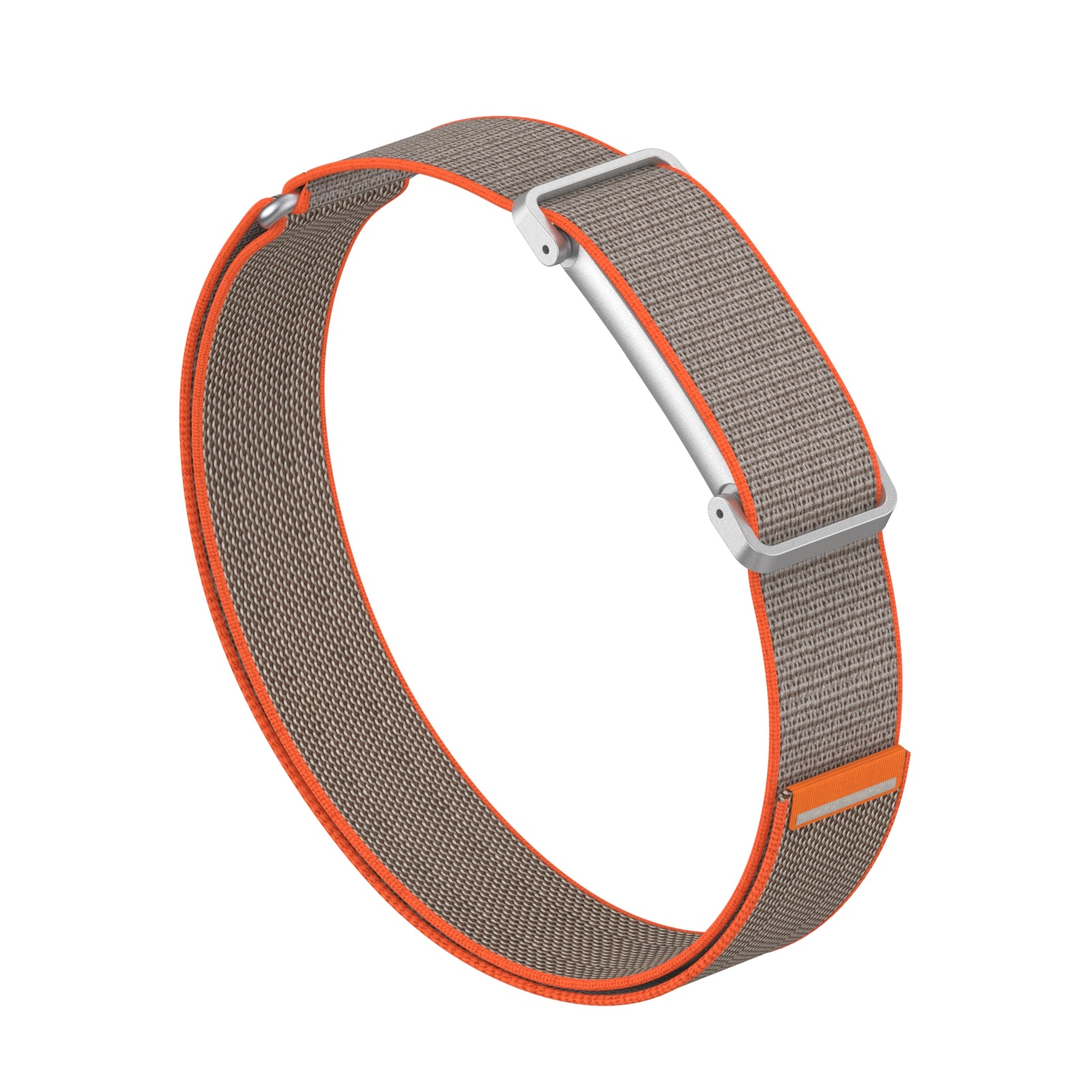 Fitbit Air biceps nylon band (grijs/oranje)