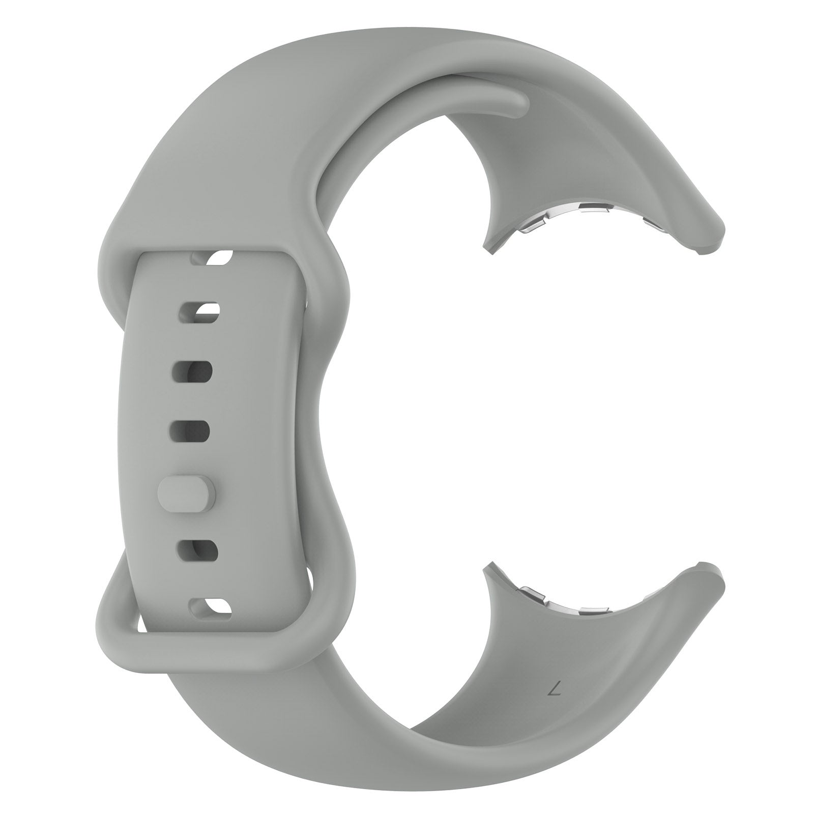 Google Pixel Watch 4 - 45mm siliconen classic bandje (grijs)