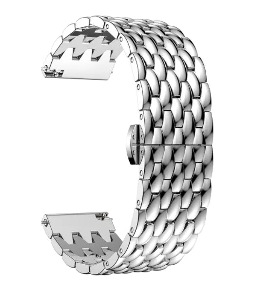 Honor Magic Watch 2 stalen draak band (zilver)