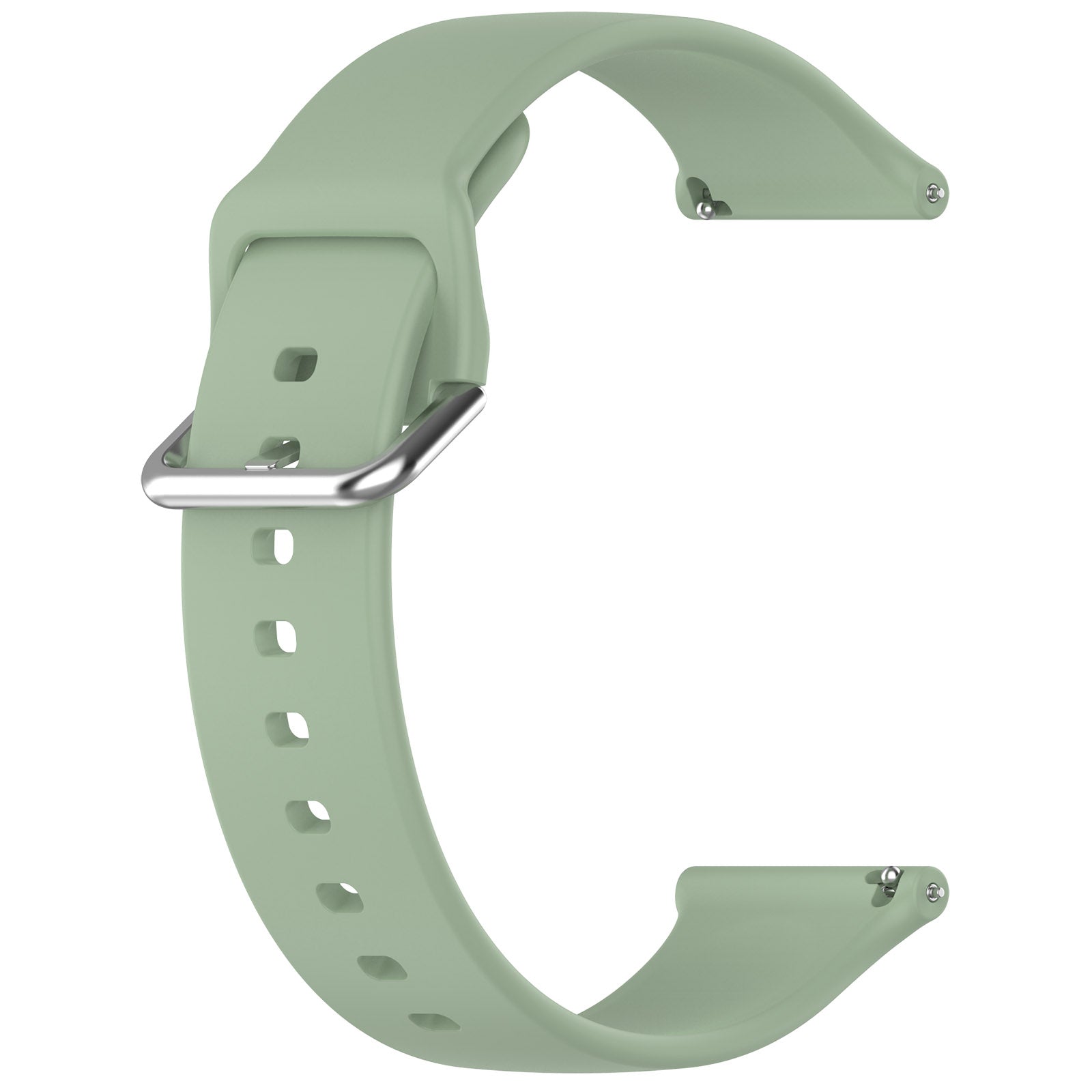 Universeel 24mm siliconen gesp band (groen)