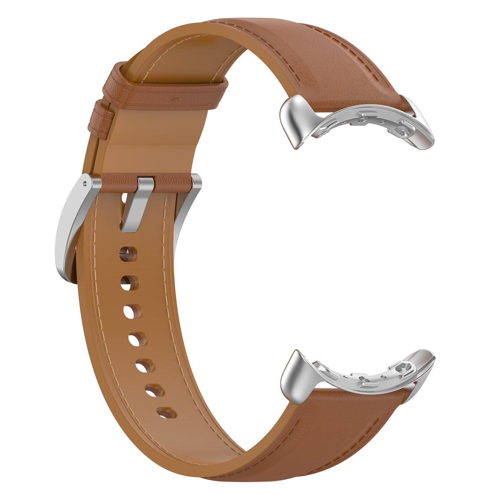 Google Pixel Watch 5 - 41mm Leather Strap (Brown)