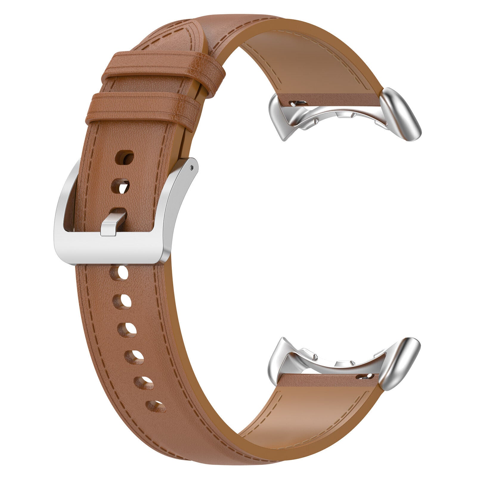 Google Pixel Watch 5 - 41mm Leather Strap (Brown)